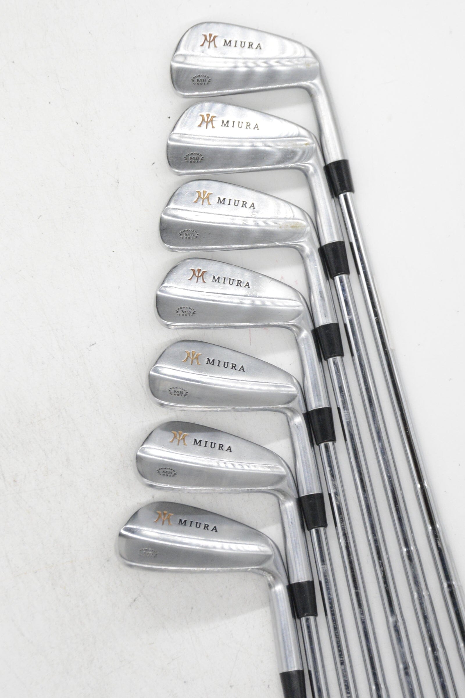 Miura MB-001 4-PW Iron Set S Flex Std Length Golf Clubs GolfRoots 