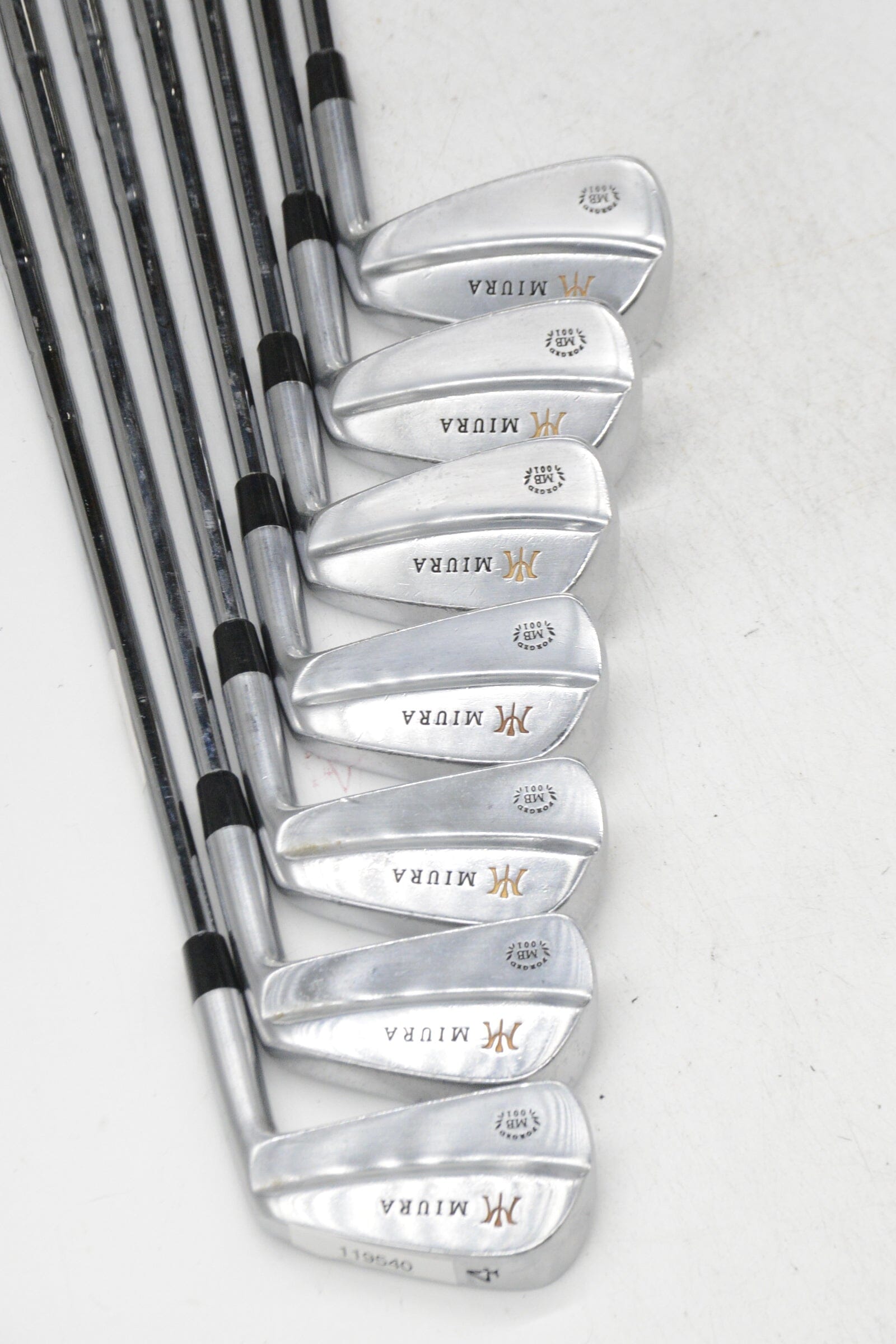 Miura MB-001 4-PW Iron Set S Flex Std Length Golf Clubs GolfRoots 