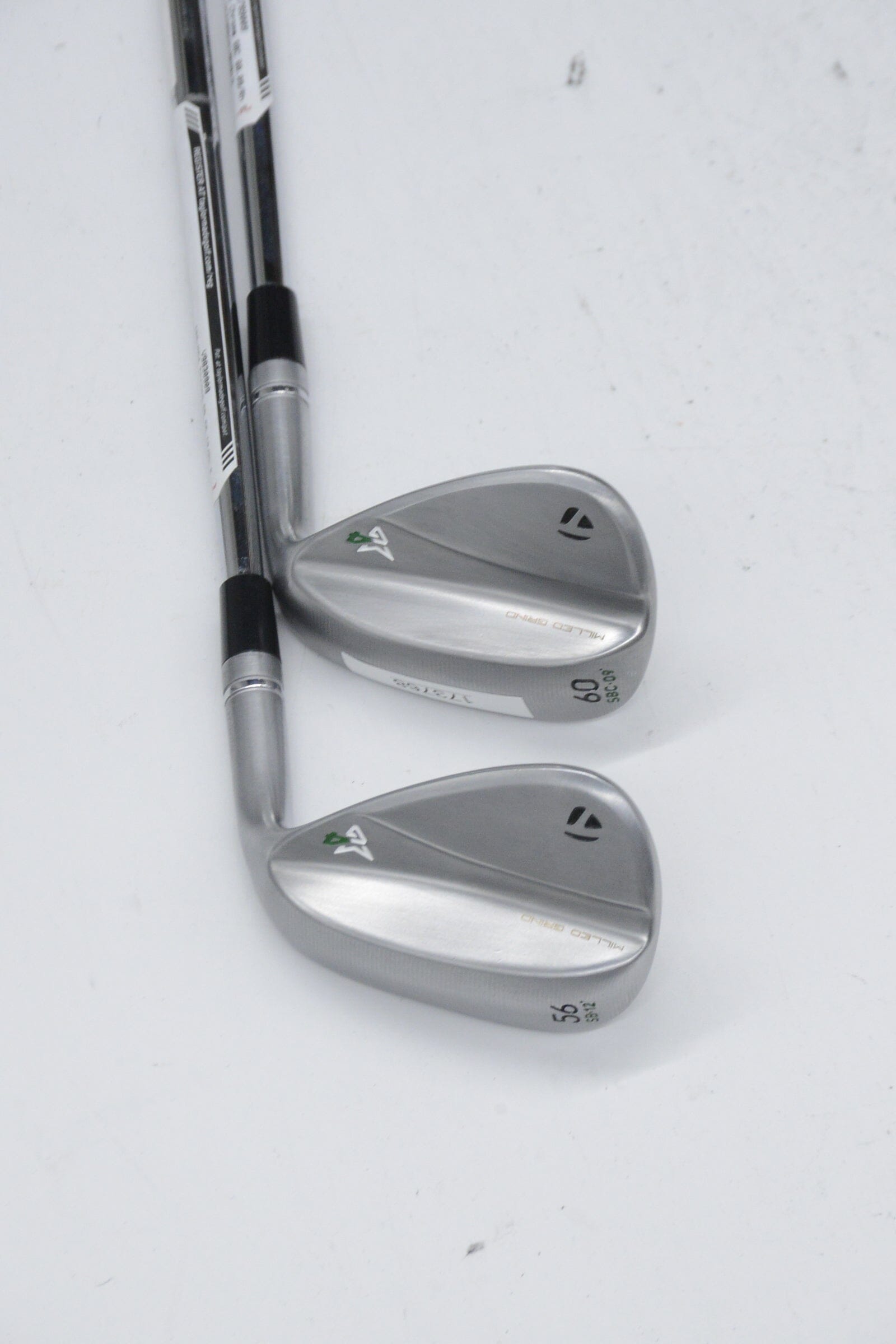 TaylorMade Milled Grind 4 Satin Chrome 56 & 60 Degree Wedge Set Wedge Flex Golf Clubs GolfRoots 