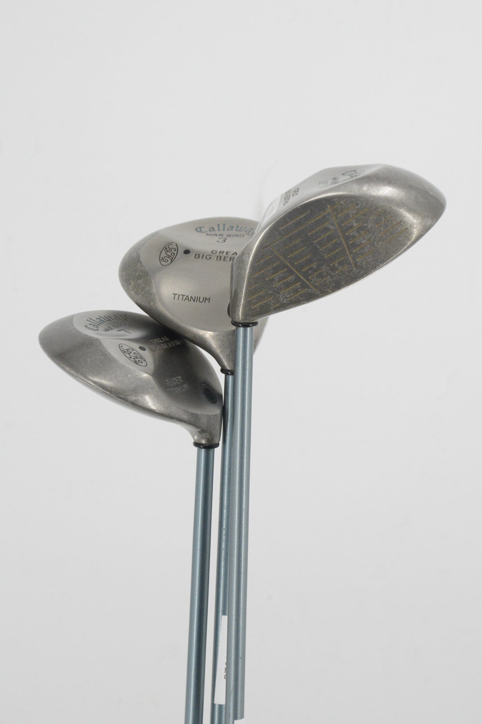 Women's Callaway Big Bertha War Bird D, 3W, 7W Wood Set W Flex Golf Clubs GolfRoots 