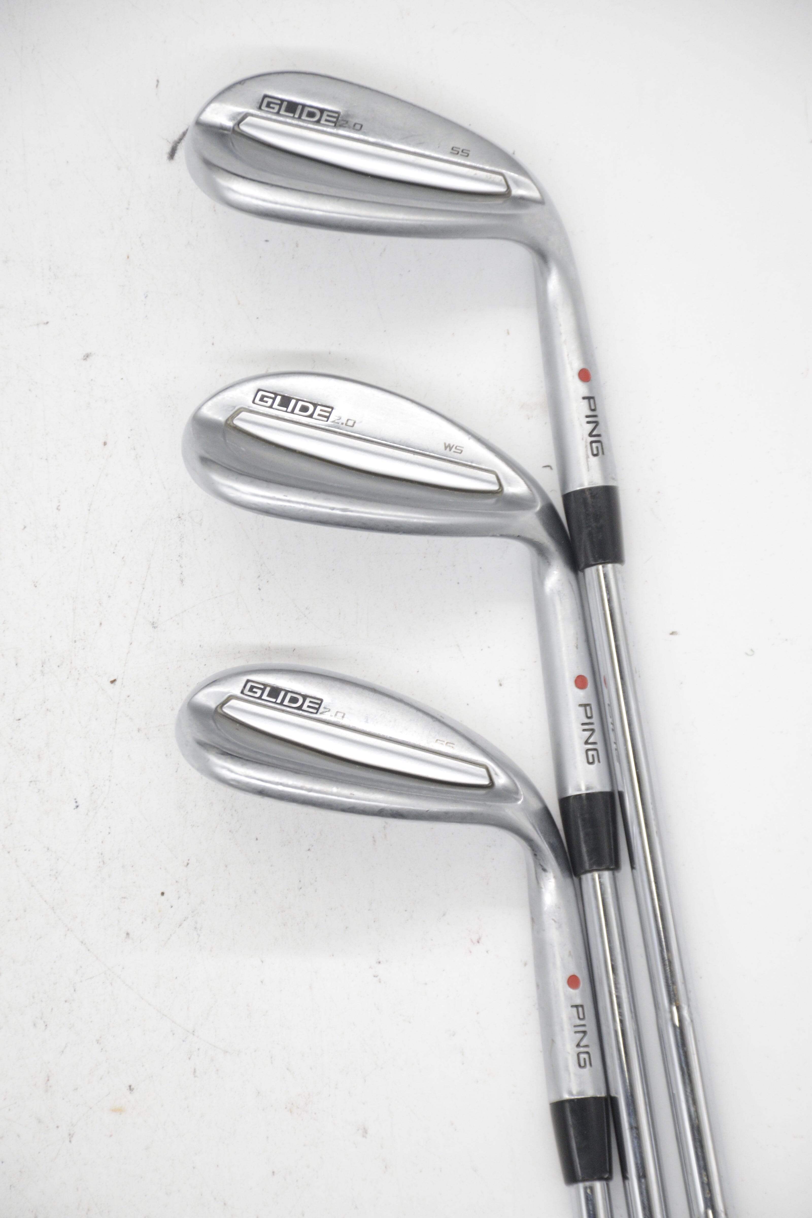 Ping Glide 2.0 WS/SS 50, 54, 58 Degree Wedge Set X Flex Golf Clubs GolfRoots 