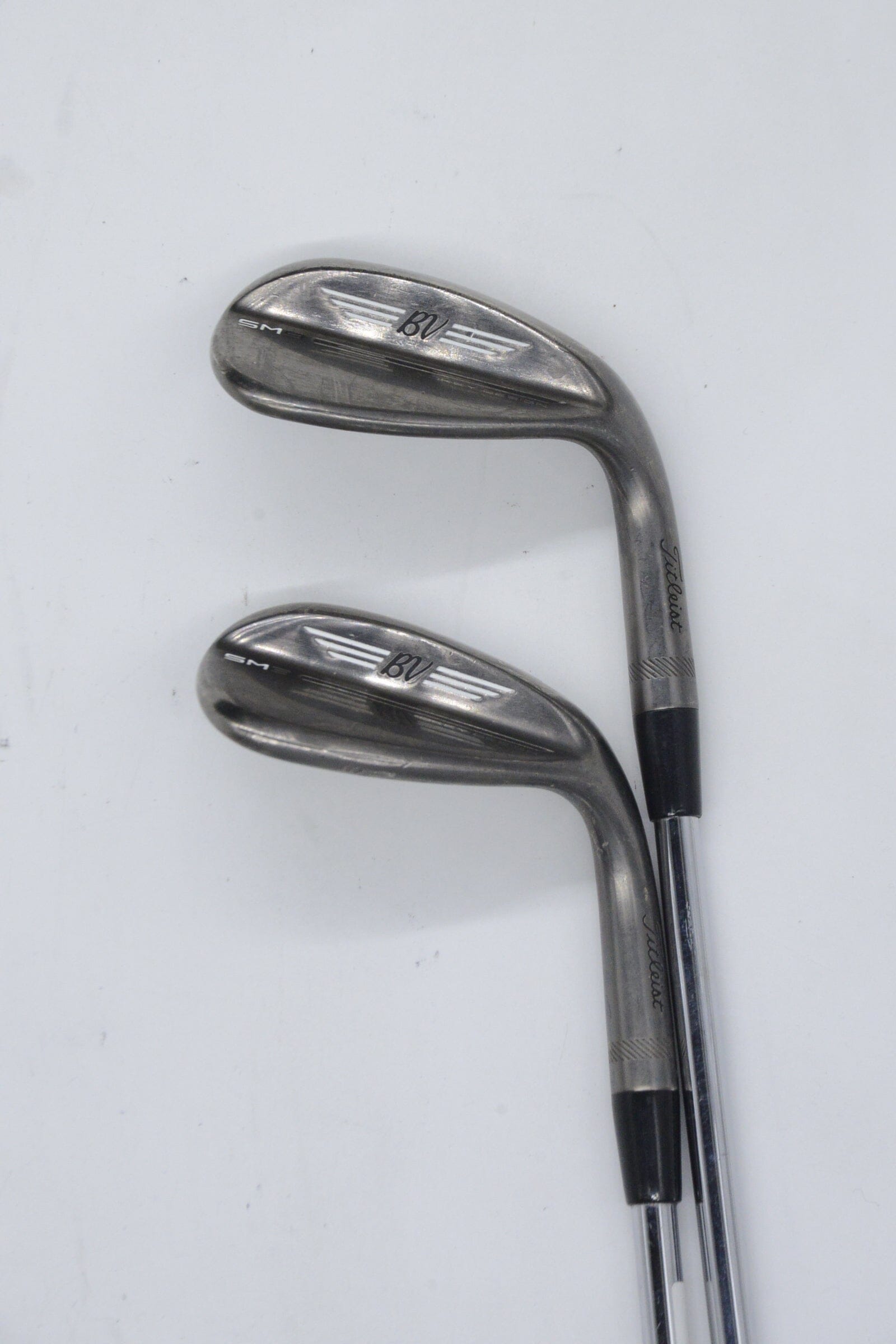 Titleist Vokey SM9 Brushed Steel 54 & 58 Degree Wedge Set S Flex Golf Clubs GolfRoots 