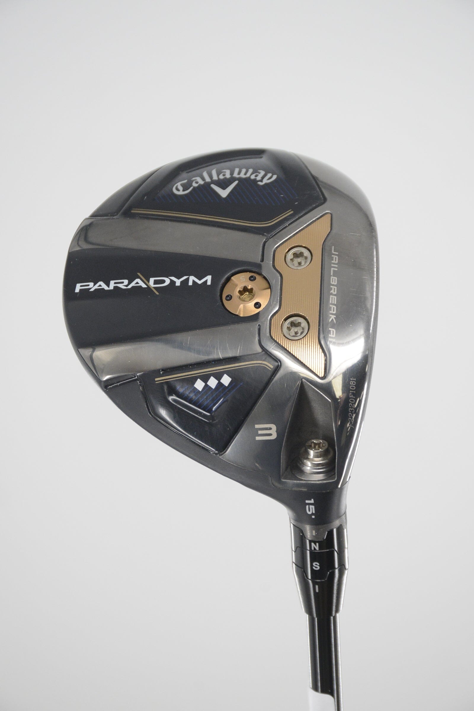 Callaway Paradym Triple Diamond 3 Wood S Flex 42.75" Golf Clubs GolfRoots 