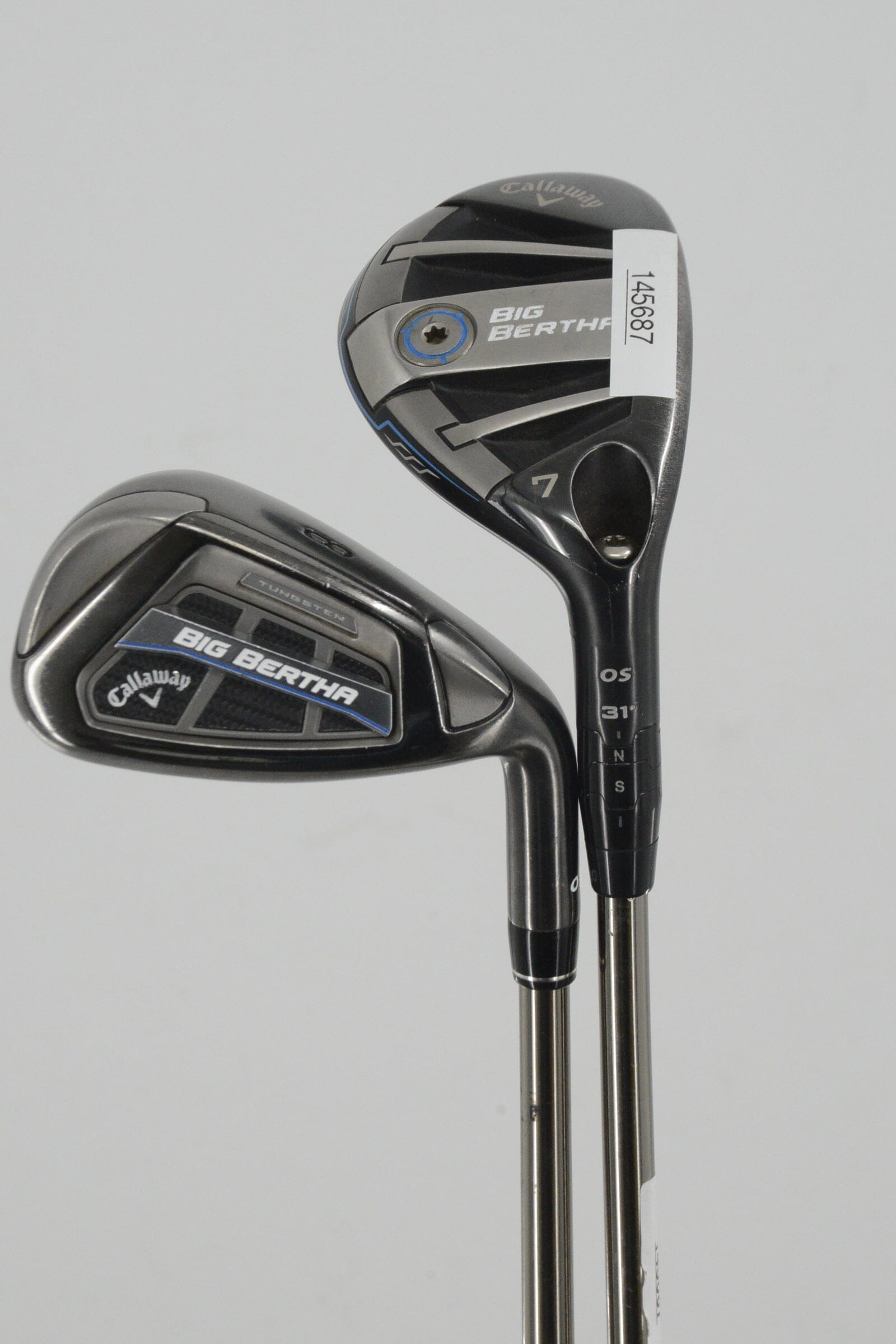 Women's Callaway Big Bertha OS Combo 7H, 8-AW Iron Set W Flex Std Length Golf Clubs GolfRoots 