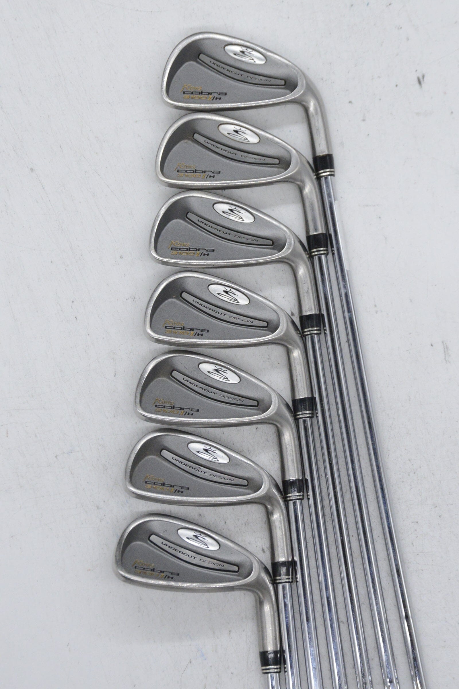 Cobra 3100 I/H 3-9 Iron Set R Flex Std Length Golf Clubs GolfRoots 