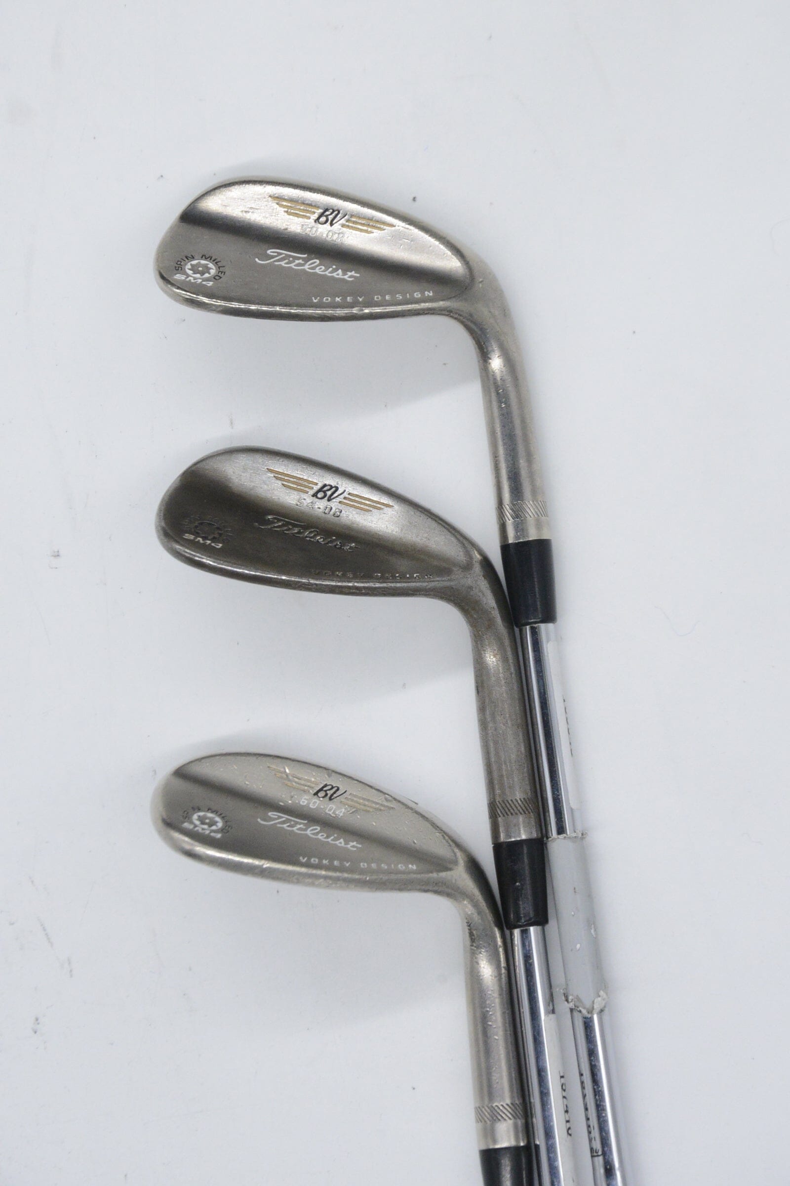 Titleist Vokey SM4 Black Nickel 50, 54, 60 Degree Wedge Set Wedge Flex Golf Clubs GolfRoots 