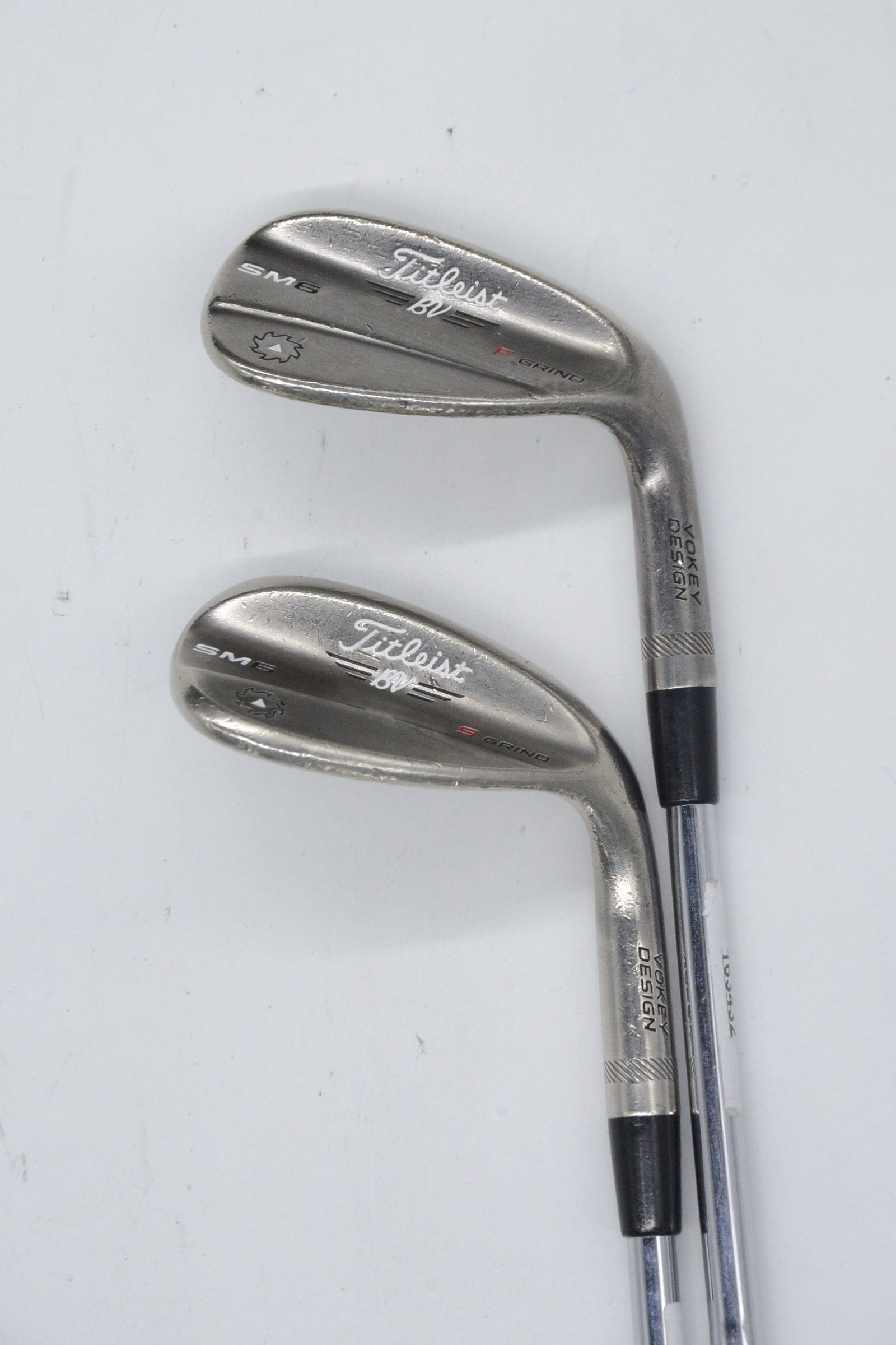 Titleist Vokey SM6 Steel Gray 52 & 58 Degree Wedge Set R Flex Golf Clubs GolfRoots 
