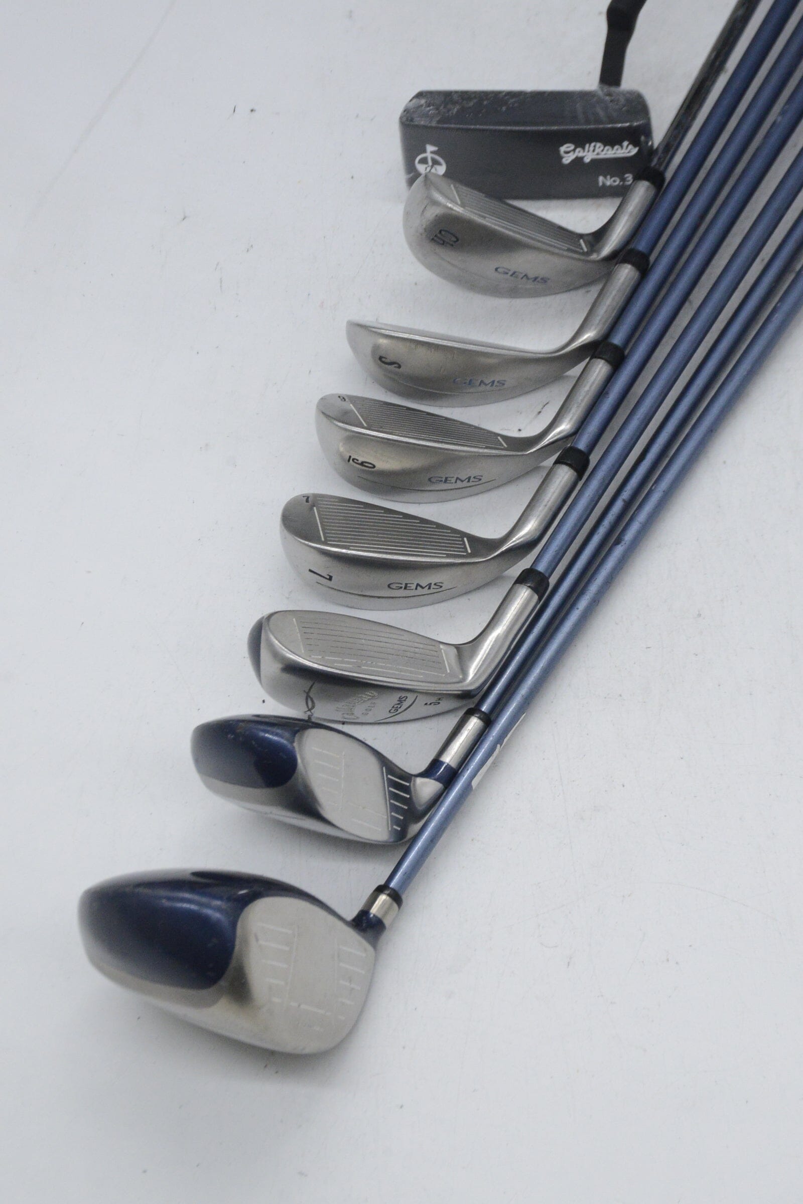 Women's Callaway Gems (No 8 Iron, PW and GW) Mixed Full Set W Flex +0.5" Golf Clubs GolfRoots 