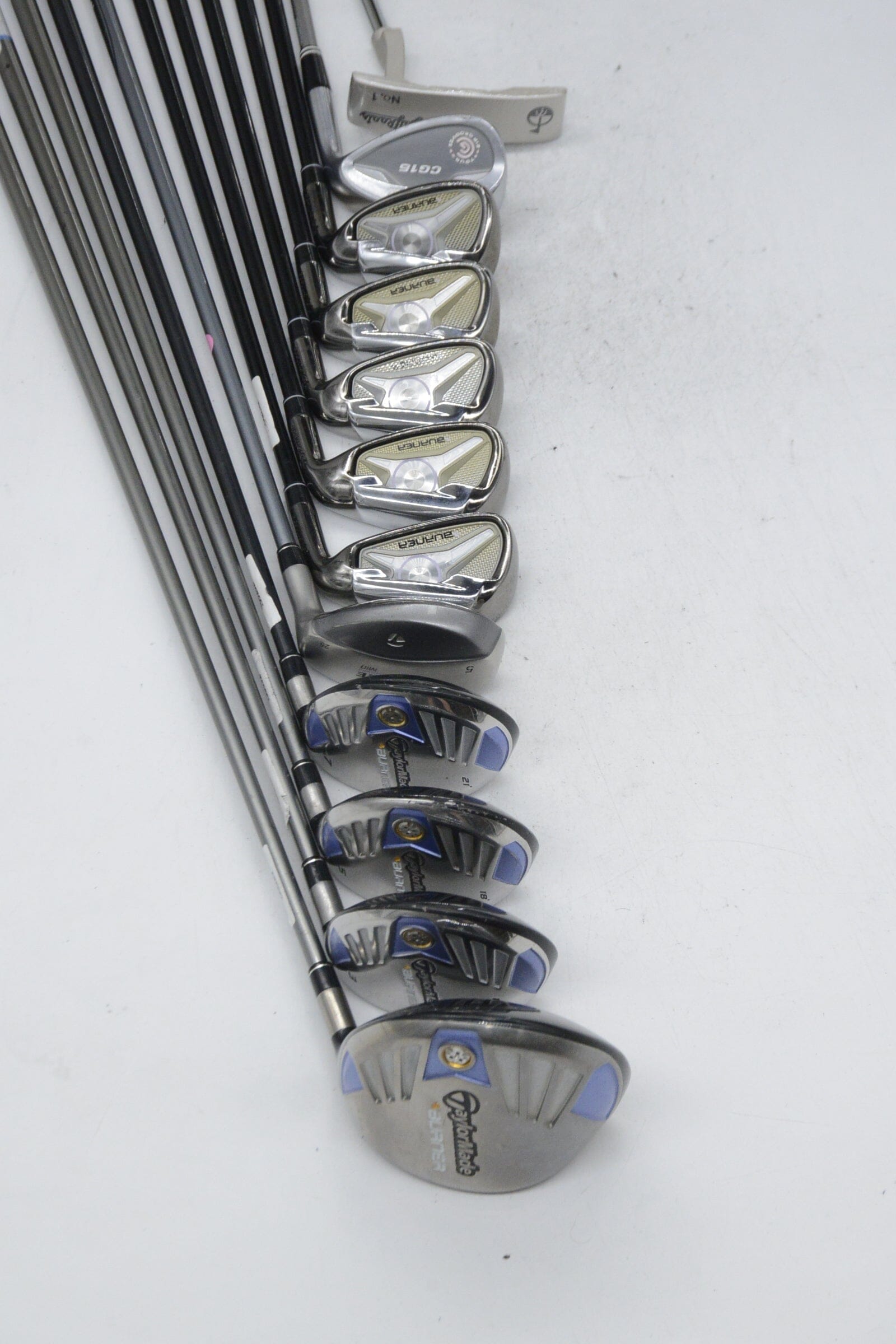 Women's TaylorMade Burner '09 Mixed Full Set W Flex Std Length Golf Clubs GolfRoots 