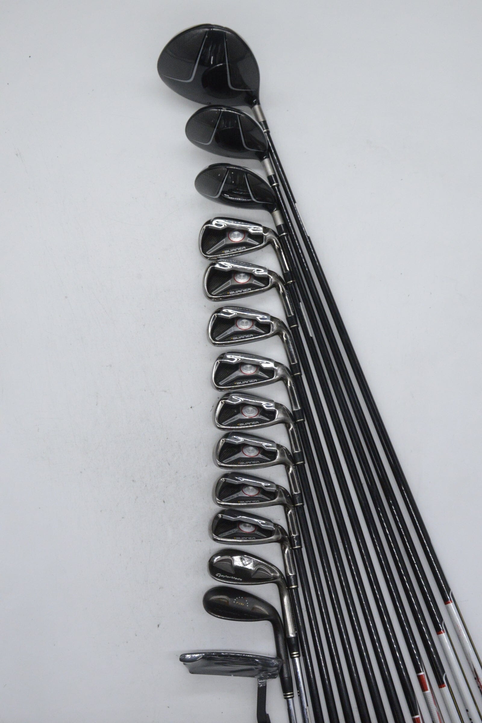 TaylorMade Burner '09 Mixed Full Set R Flex -0.25" Golf Clubs GolfRoots 