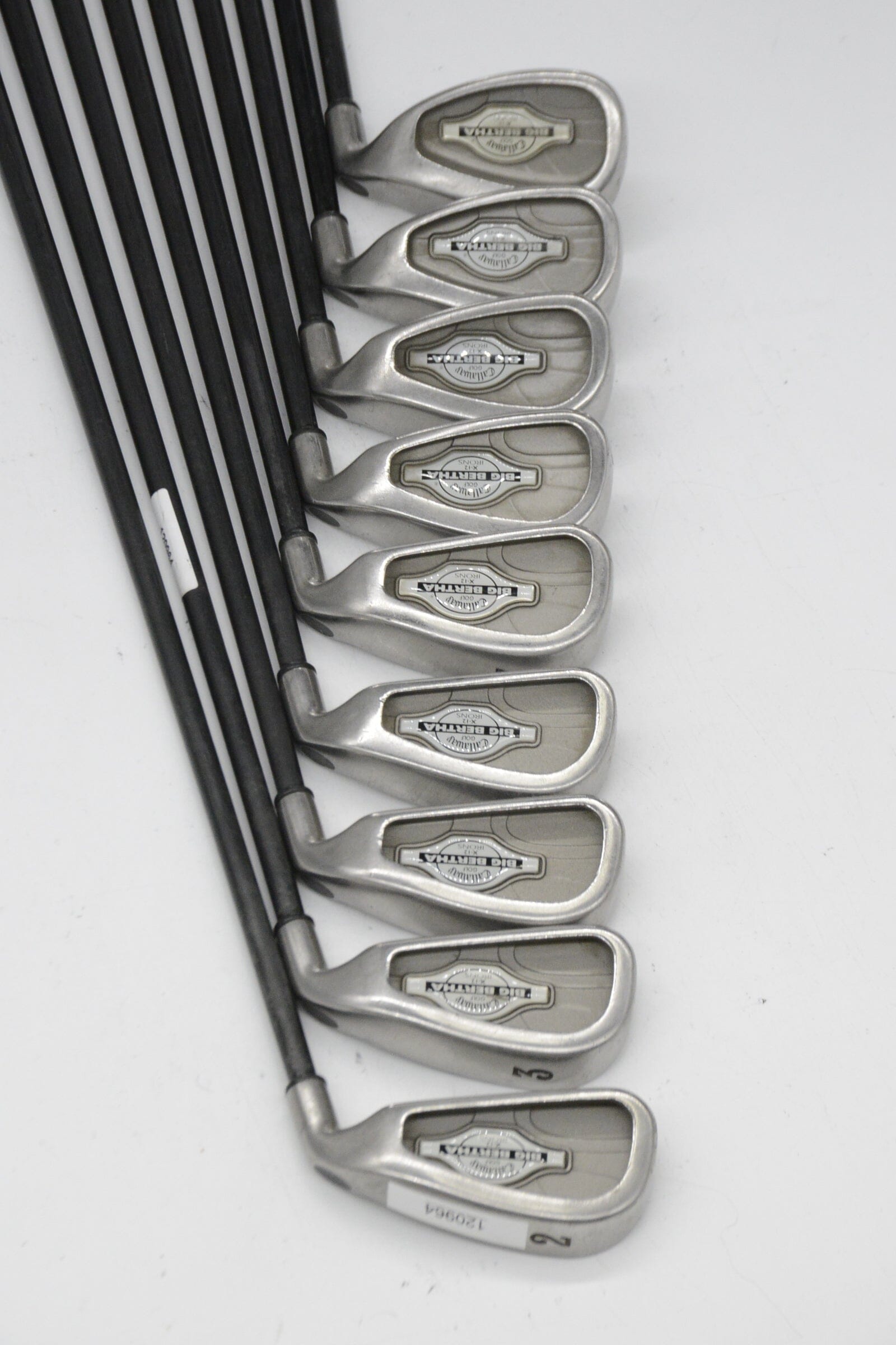Callaway Big Bertha X-12 2-5, 7-PW, SW Iron Set S Flex -0.25" Golf Clubs GolfRoots 