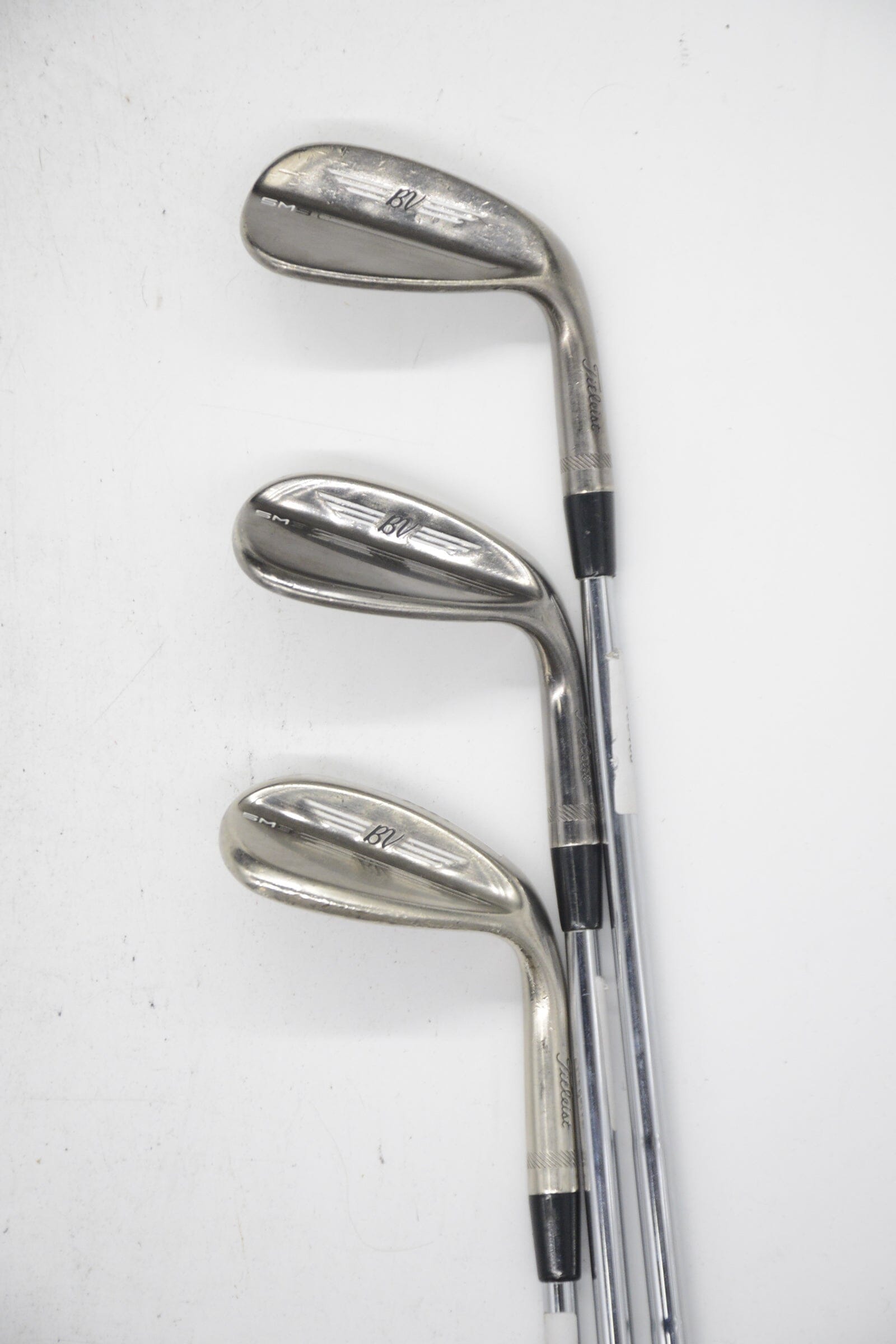Titleist Vokey SM9 Brushed Steel 50, 56, 60 Degree Wedge Set Wedge Flex Golf Clubs GolfRoots 
