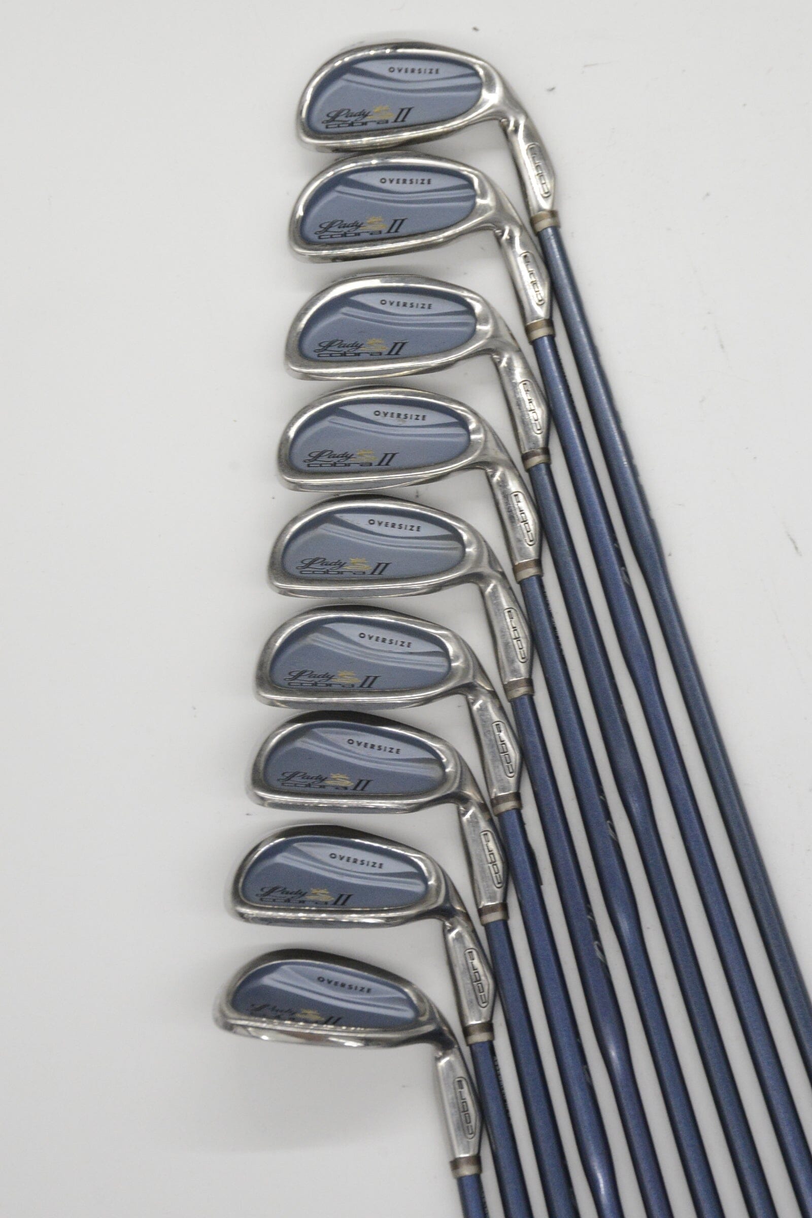 Women's Cobra Lady Cobra 2 Oversize 3-PW, SW Iron Set W Flex -0.25" Golf Clubs GolfRoots 