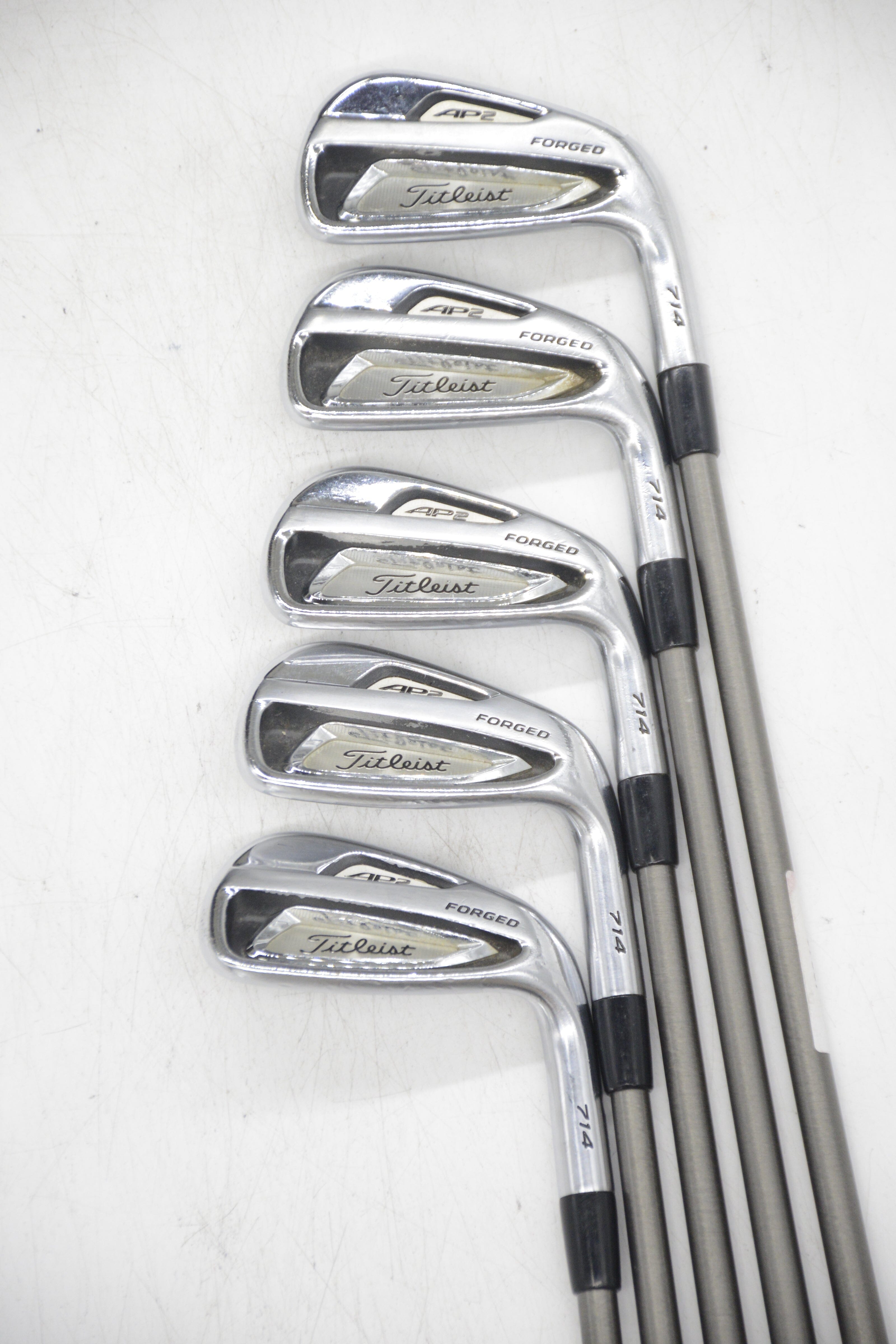 Titleist 714 AP2 Forged 5-9 Iron Set S Flex -0.25" Golf Clubs GolfRoots 