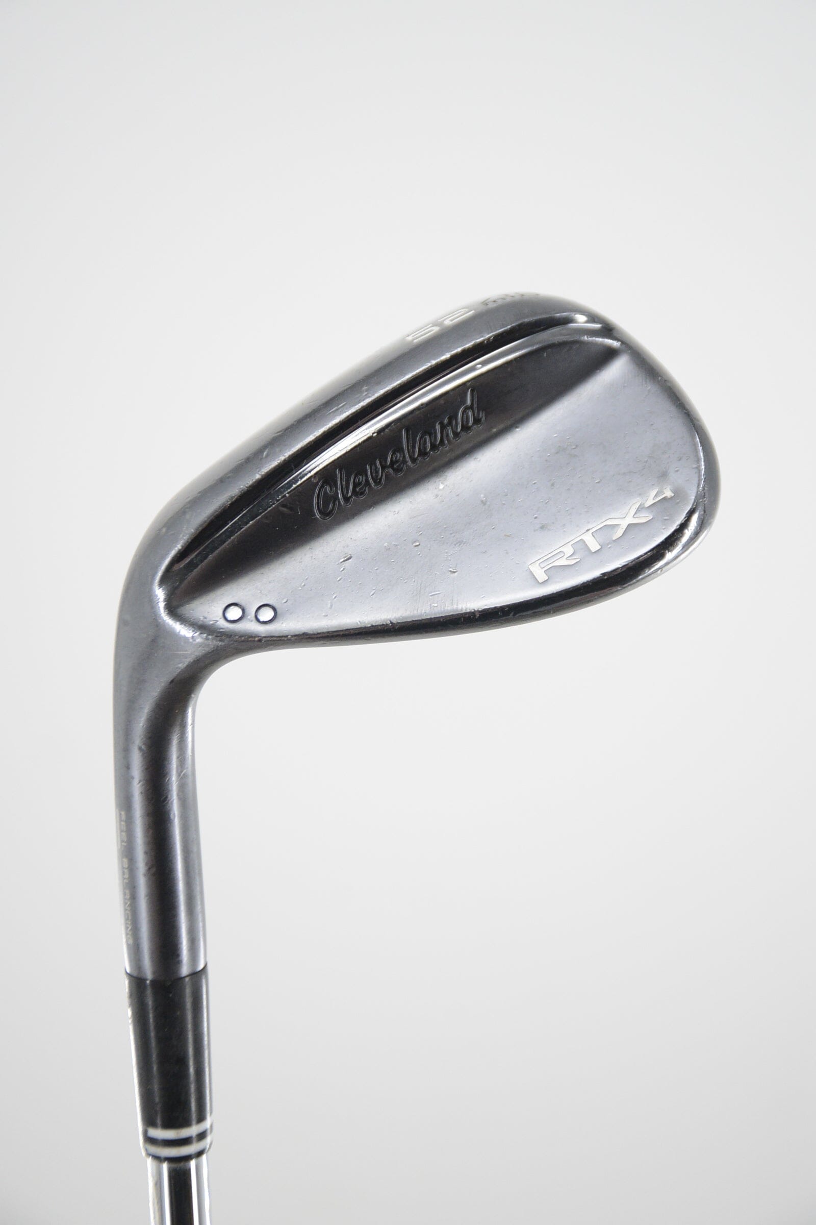 Lefty Cleveland RTX 4 Black Satin 52 Degree Wedge S Flex 35.25" Golf Clubs GolfRoots 