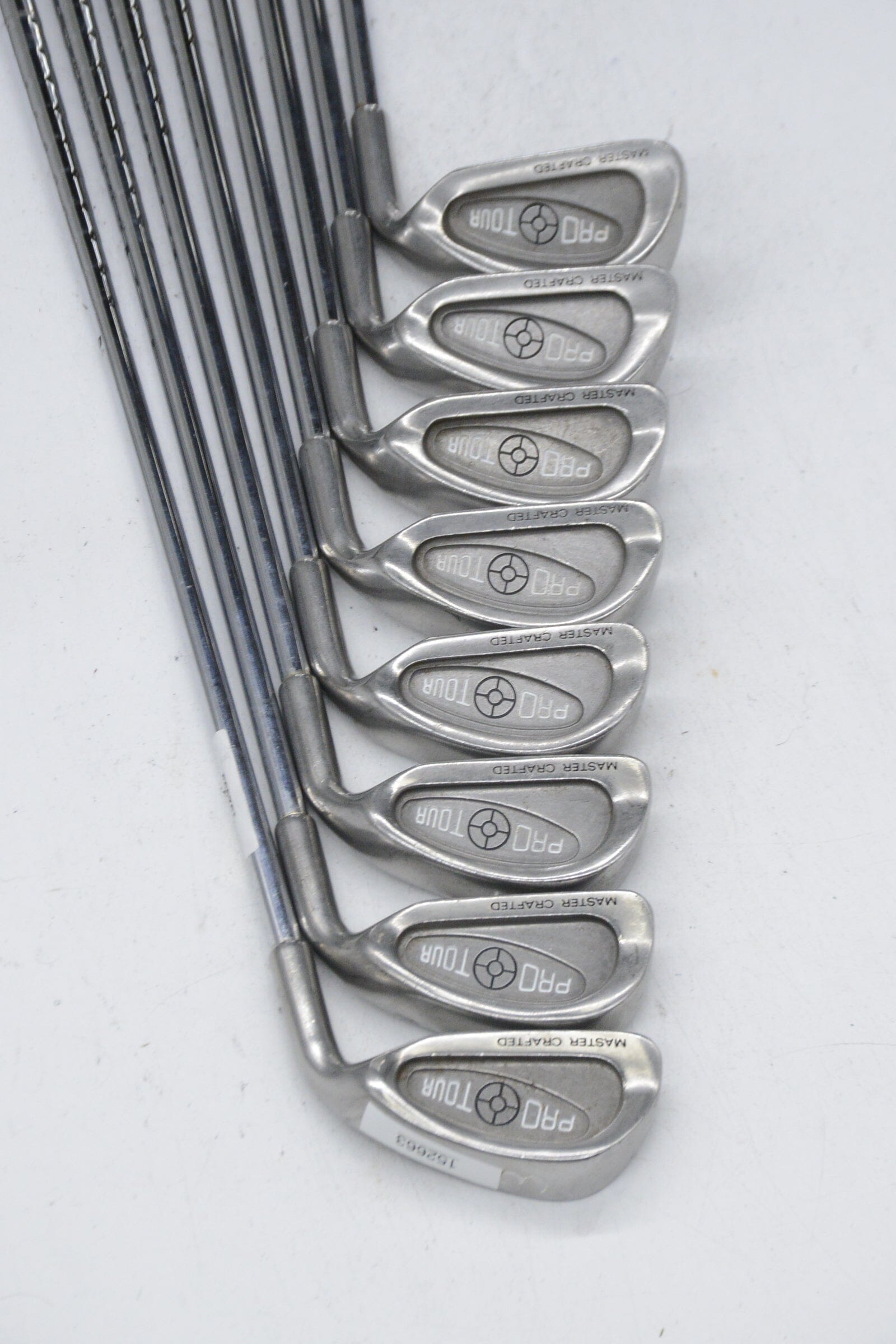 Pro Tour Master Crafted 3-PW Iron Set S Flex -0.25" Golf Clubs GolfRoots 