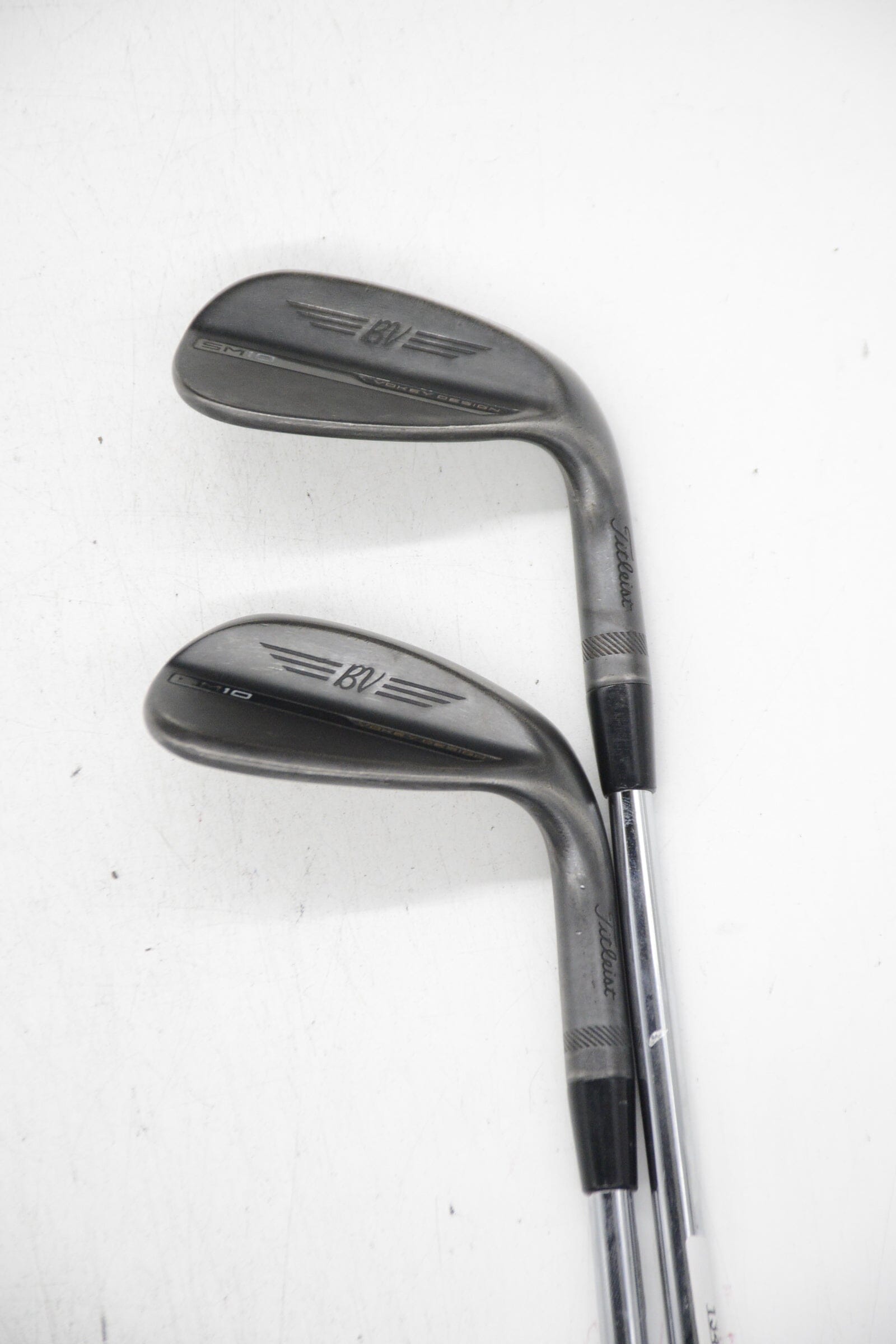 Titleist Vokey SM10 Jet Black 52 & 56 Degree Wedge Set S Flex Golf Clubs GolfRoots 
