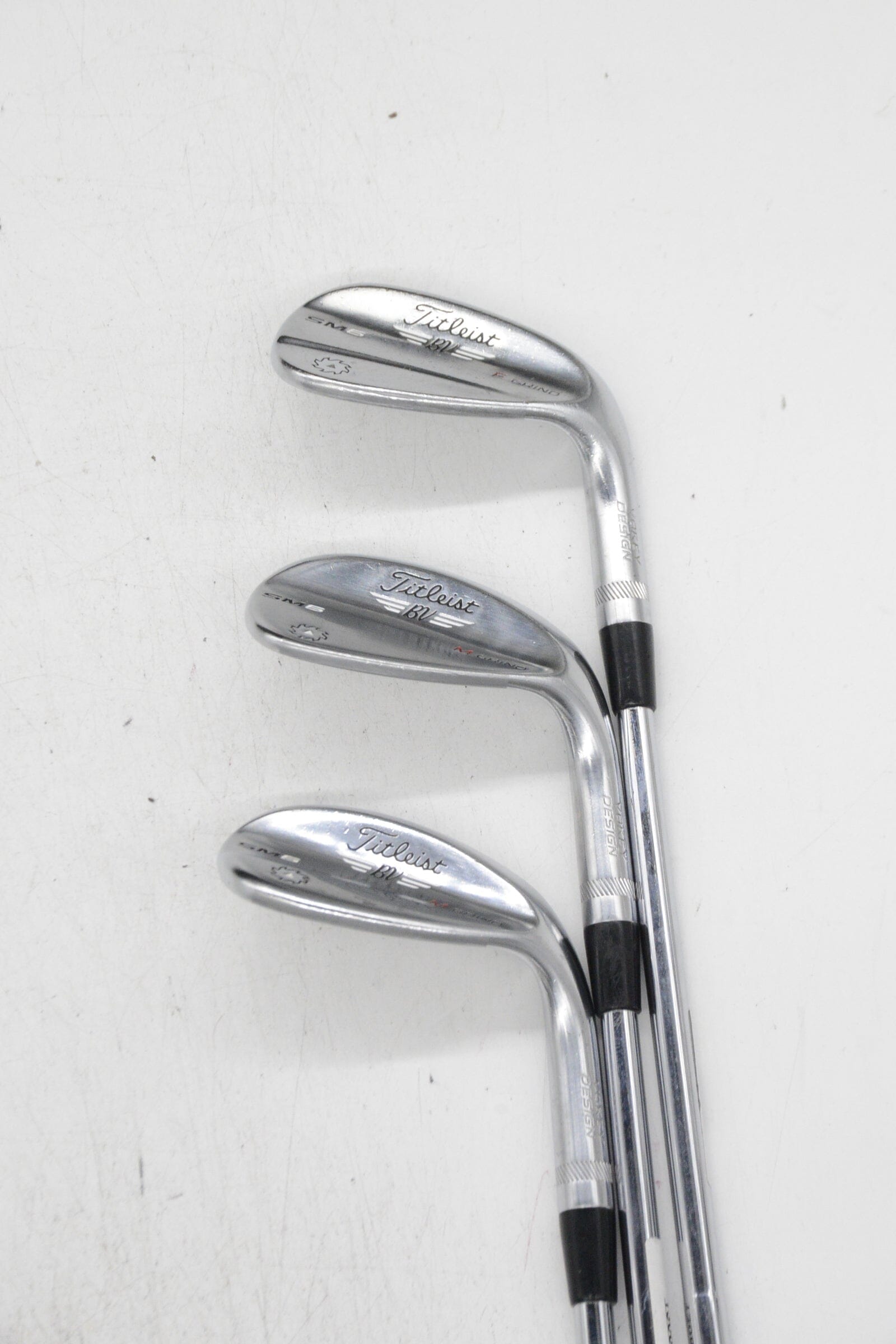Titleist Vokey SM6 Tour Chrome 50, 54, 58 Degree Wedge Set Wedge Flex Golf Clubs GolfRoots 