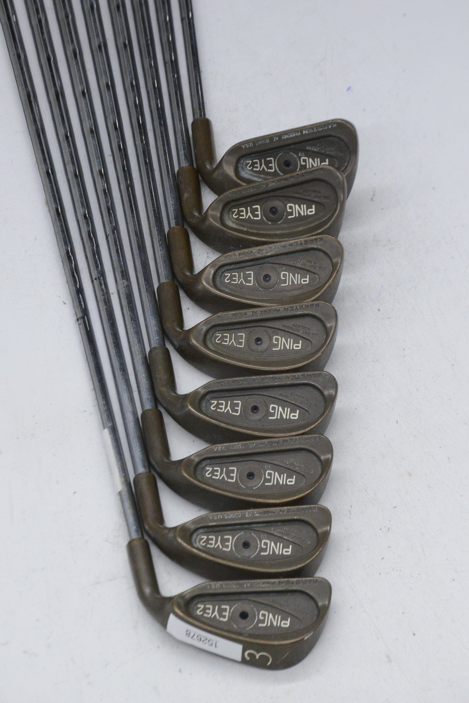 Ping Eye 2 3-8, PW, SW Iron Set R Flex Std Length Golf Clubs GolfRoots 