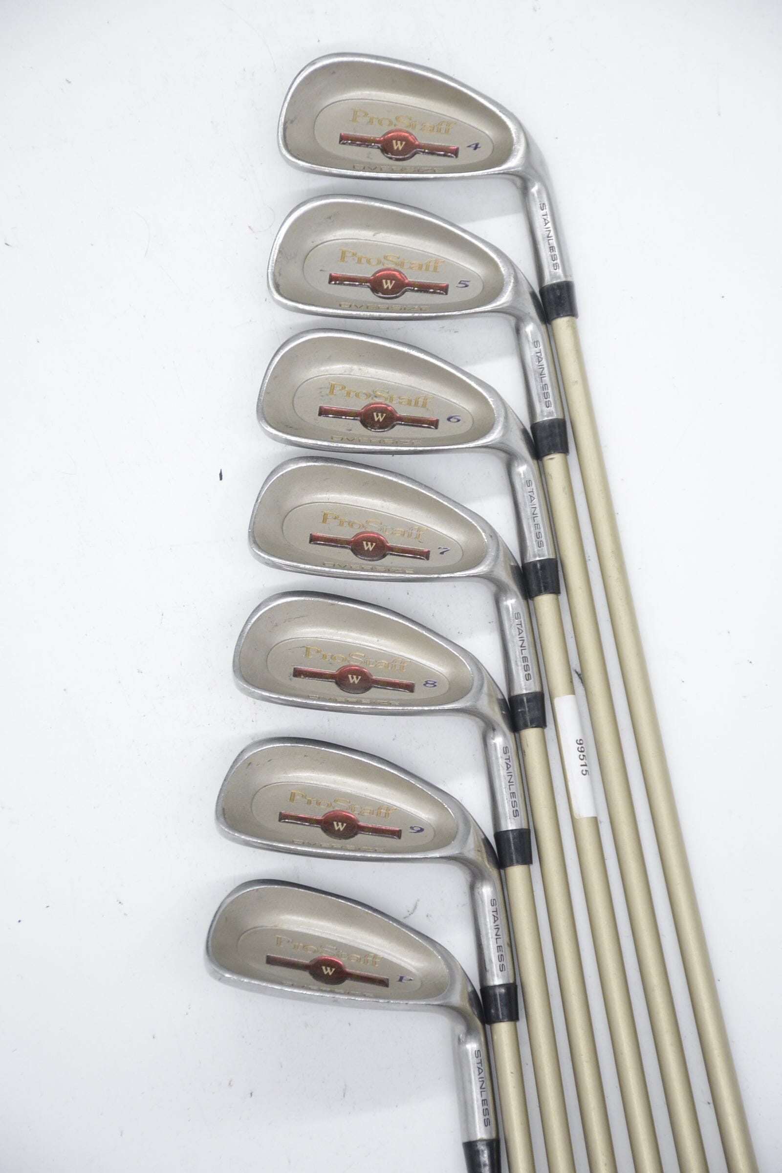 Women's Wilson ProStaff Oversize 4-PW Iron Set W Flex -0.25" Golf Clubs GolfRoots 