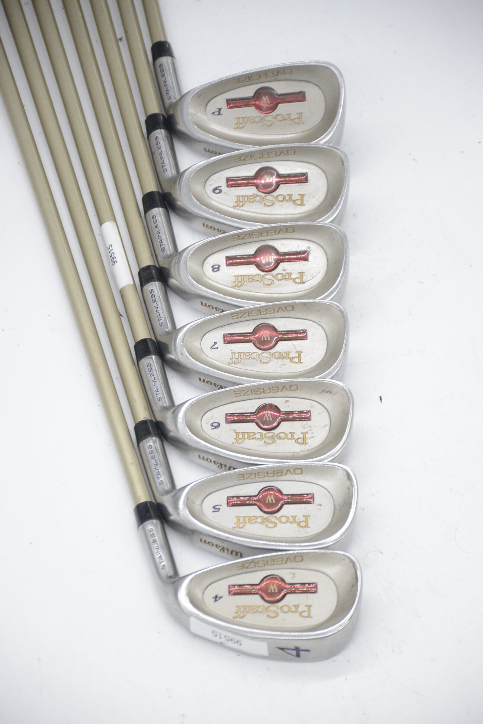 Women's Wilson ProStaff Oversize 4-PW Iron Set W Flex -0.25" Golf Clubs GolfRoots 