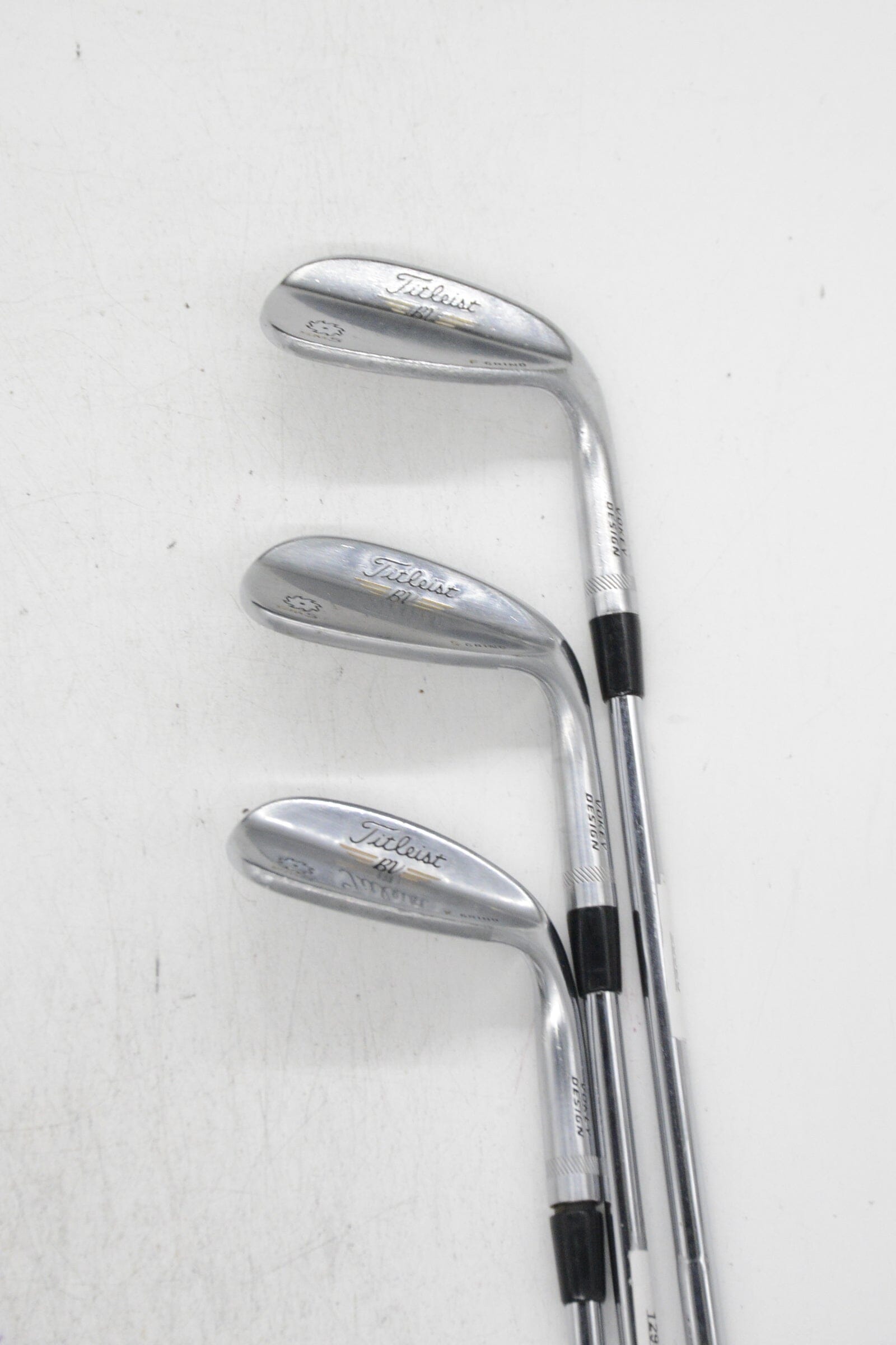 Titleist Vokey SM5 Tour Chrome 52, 56, 60 Degree Wedge Set Wedge Flex Golf Clubs GolfRoots 