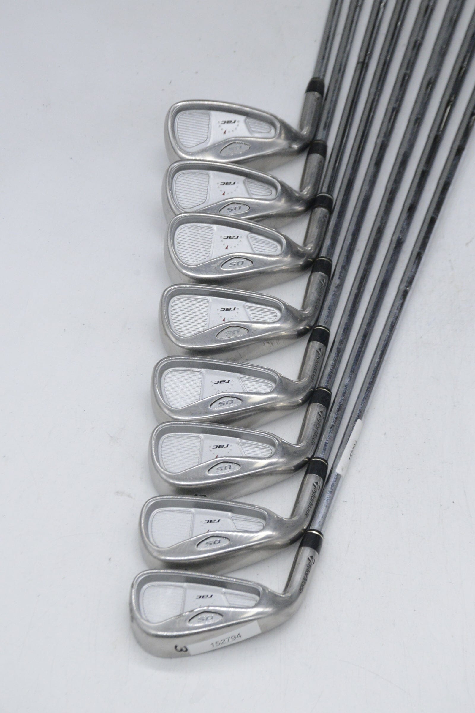 Lefty TaylorMade Rac OS 3-PW Iron Set S Flex +0.5" Golf Clubs GolfRoots 