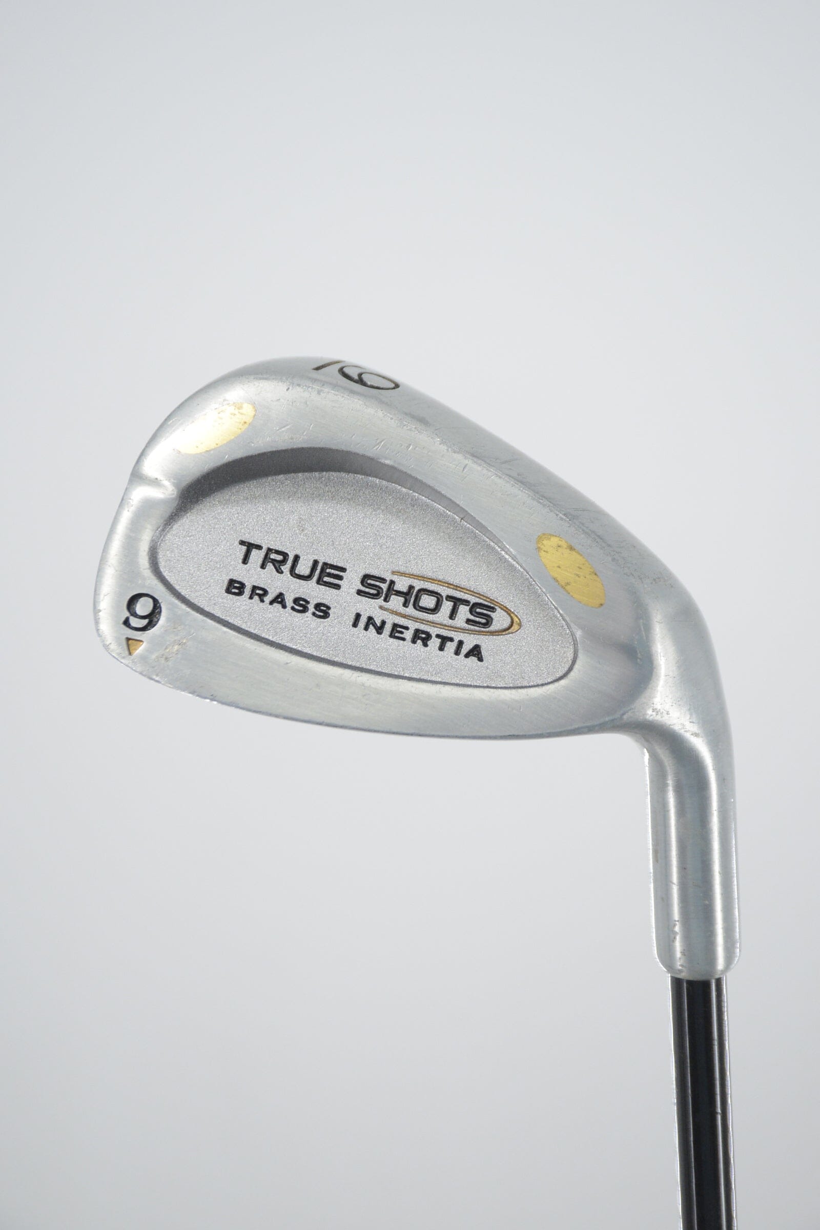 True Shots Brass Inertia 9 Iron R Flex 36.25" Golf Clubs GolfRoots 