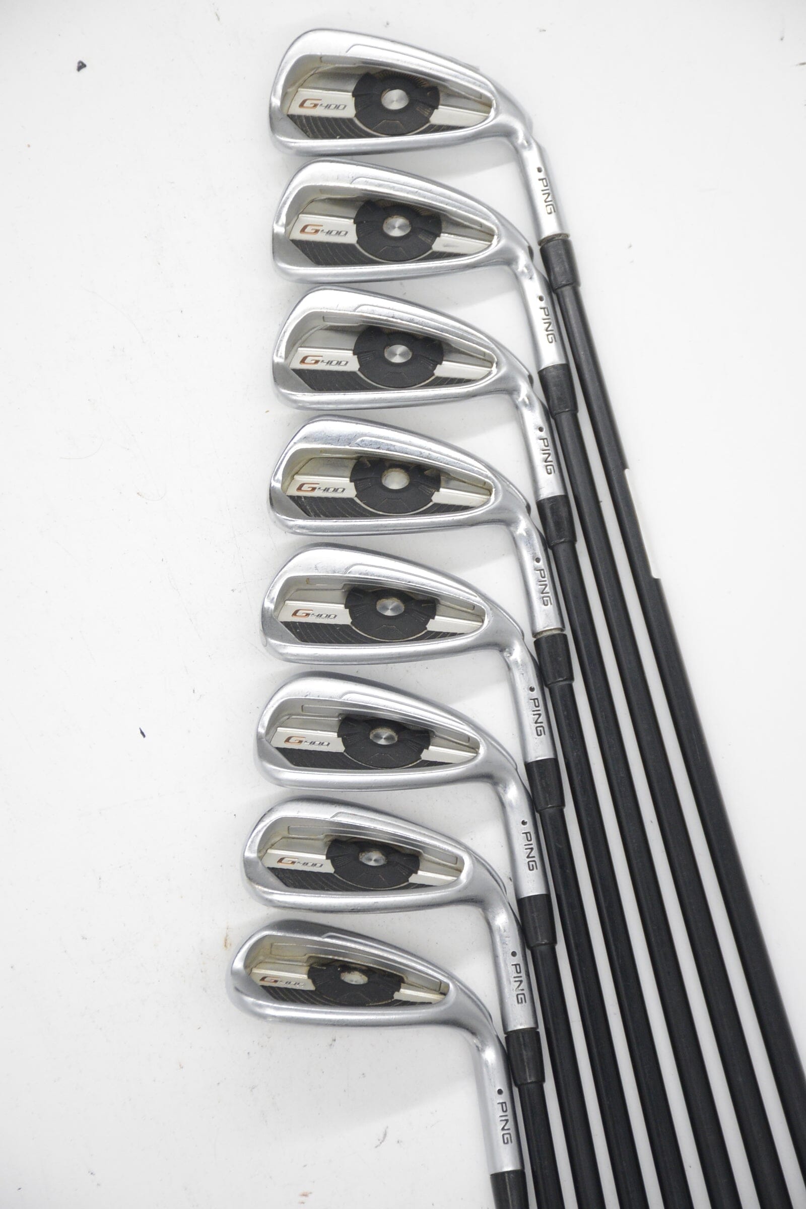 Ping G400 4-PW, SW Iron Set SR Flex -0.25" Golf Clubs GolfRoots 