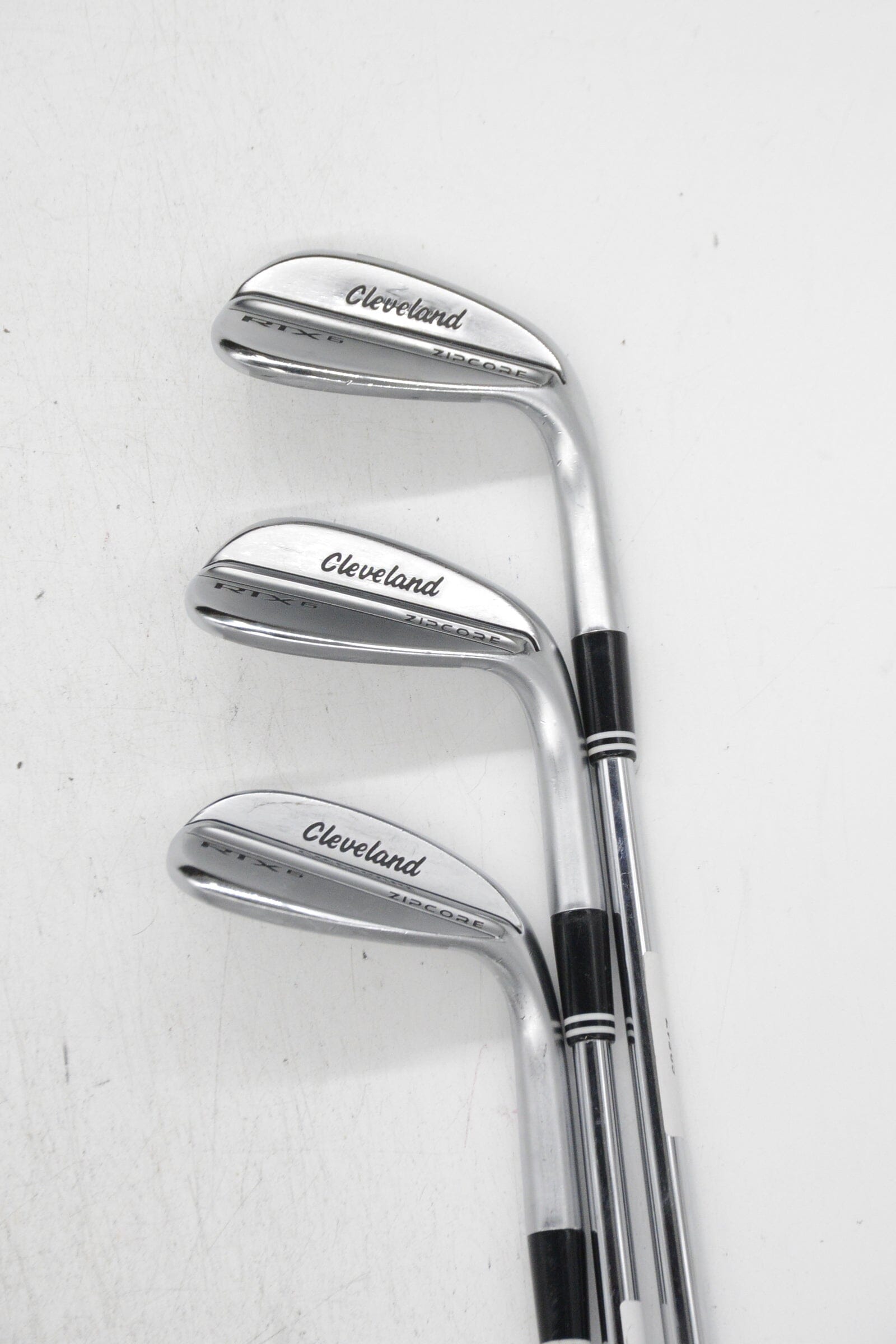 Cleveland RTX 6 ZipCore Tour Satin 48, 52, 56 Degree Wedge Set X Flex Golf Clubs GolfRoots 