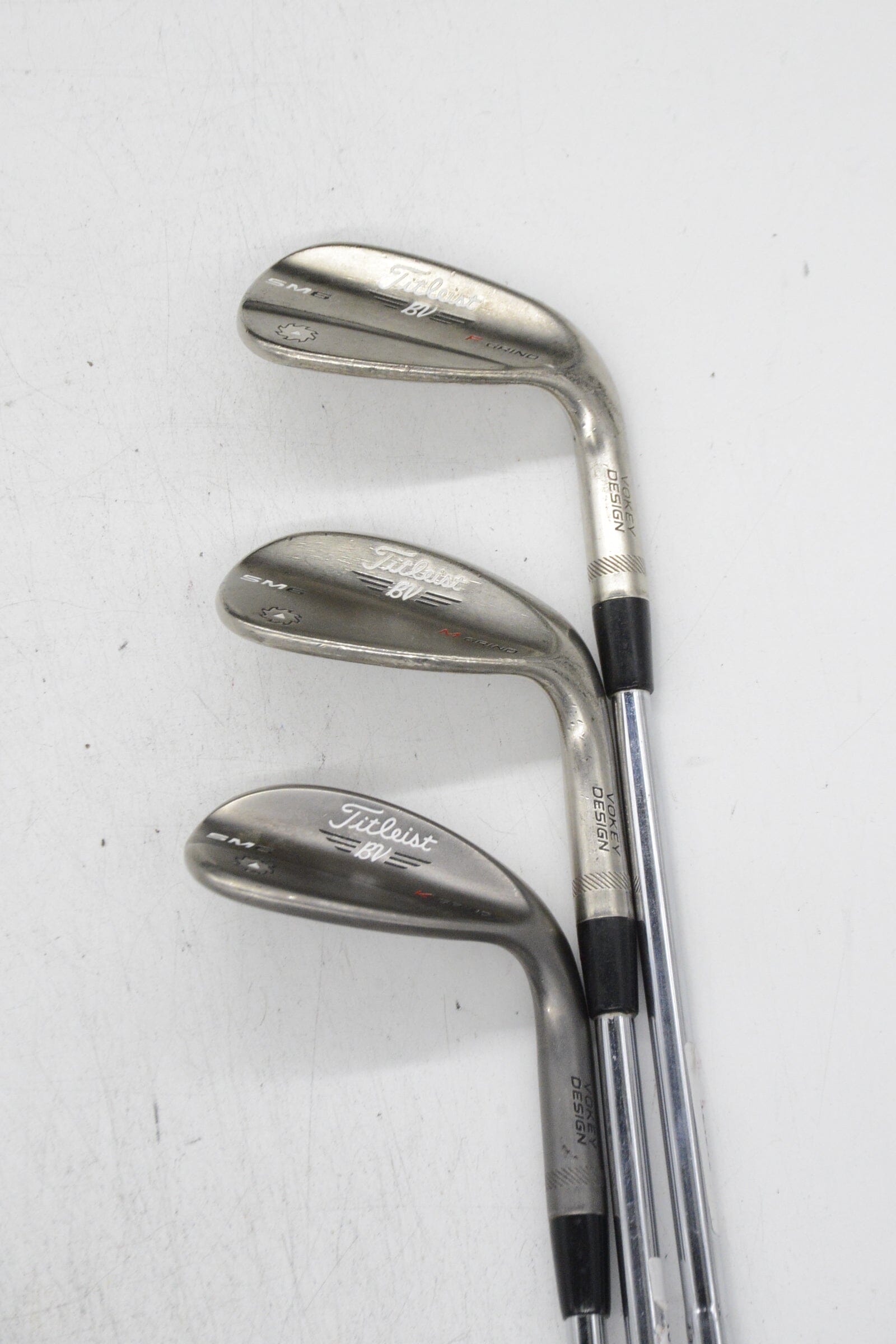 Titleist Vokey SM6 Steel Gray 50, 54, 58 Degree Wedge Set Wedge Flex Golf Clubs GolfRoots 