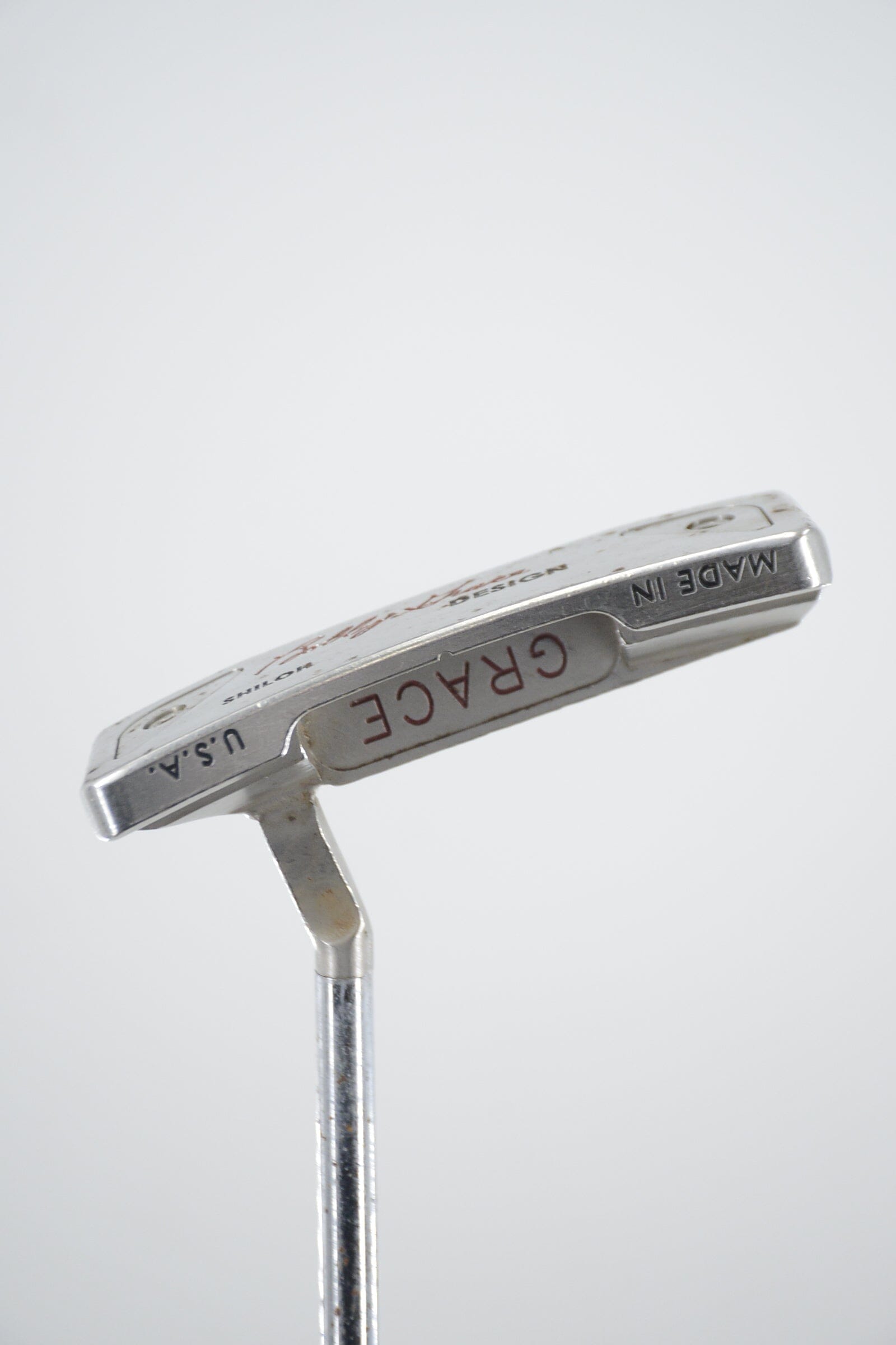 Lefty Bobby Grace Shiloh Short Slant Neck Putter 34" Golf Clubs GolfRoots 