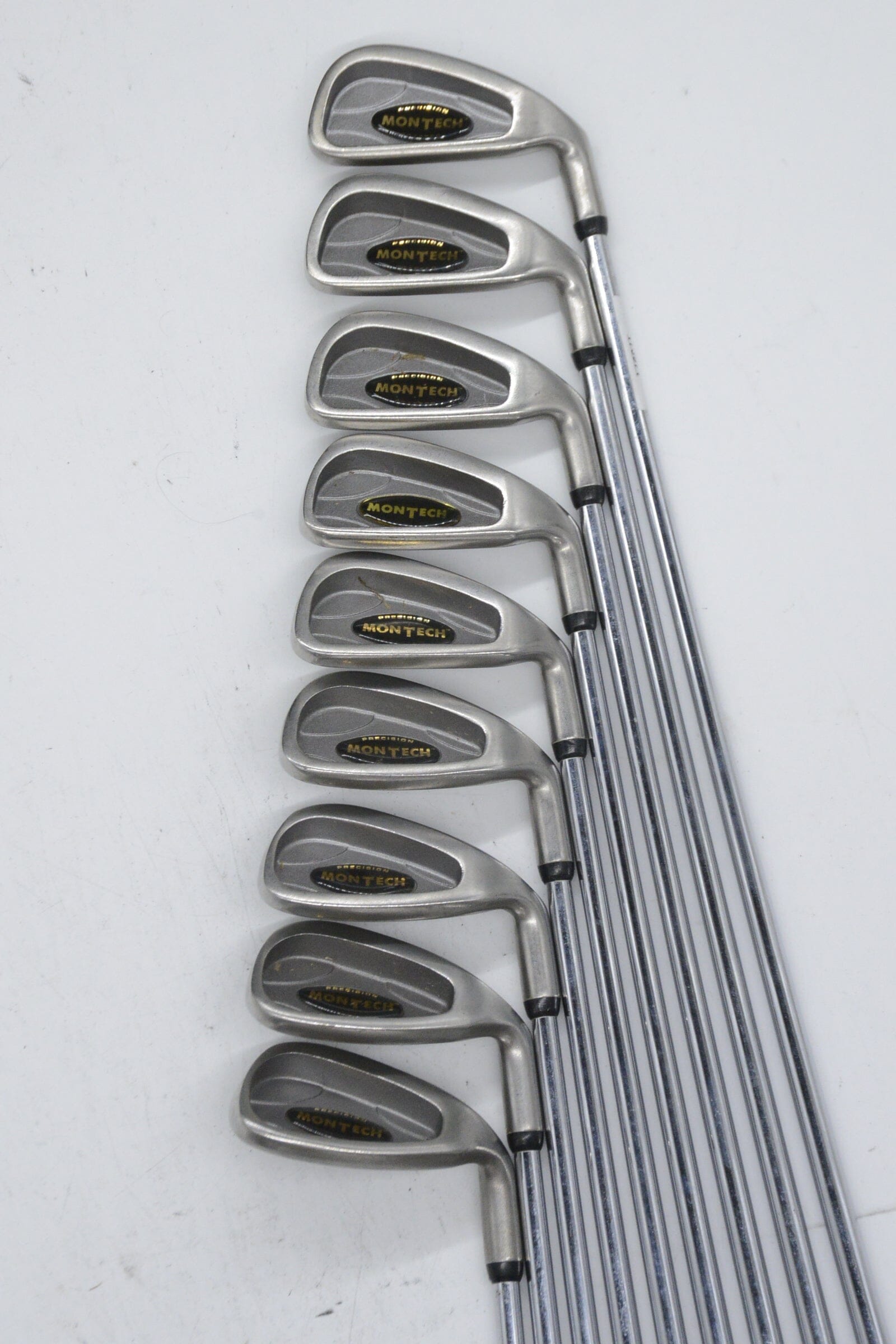 Montech Precision 3-AW Iron Set S Flex +0.5" Golf Clubs GolfRoots 