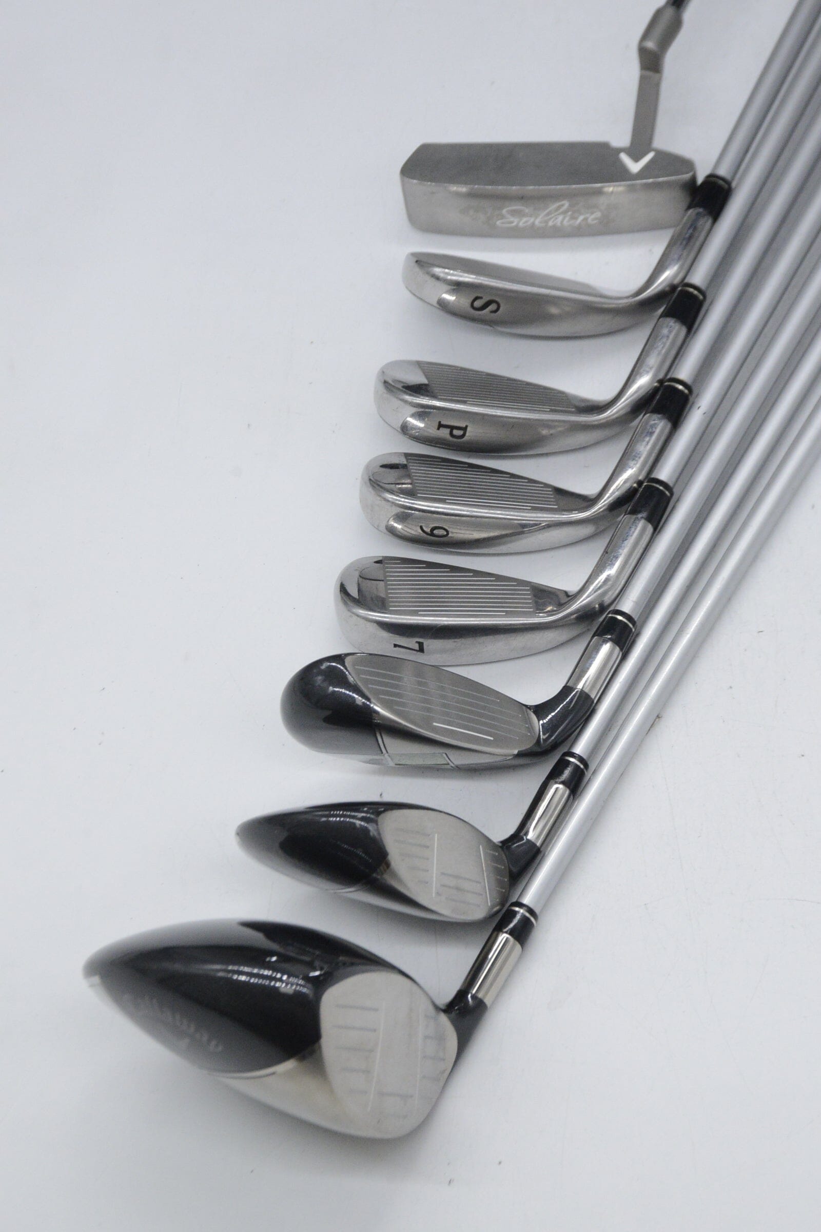 Women's *Dented* Callaway Solaire (Missing 8-Iron) Mixed Full Set W Flex -0.25" Golf Clubs GolfRoots 
