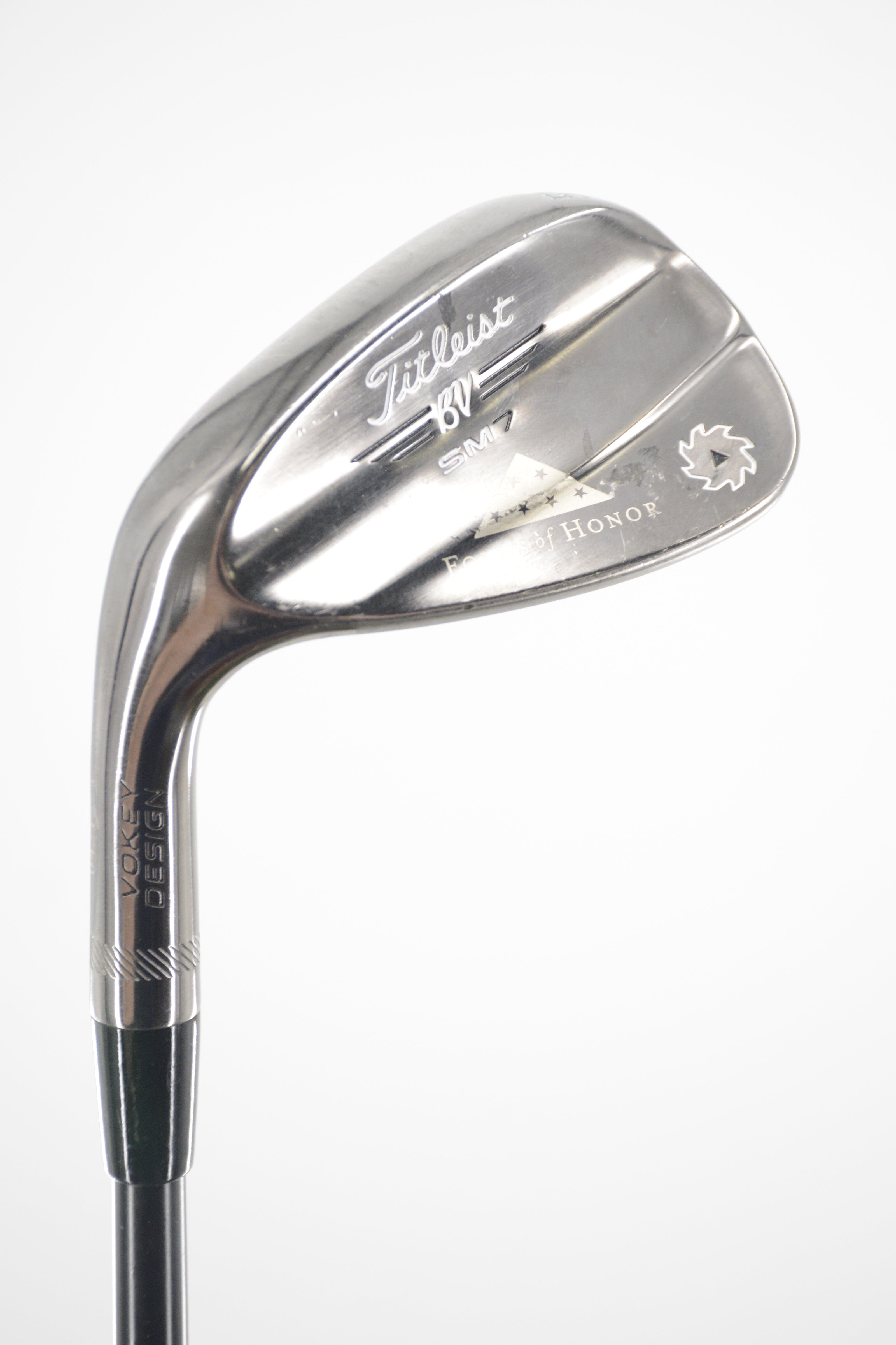 Lefty Titleist Vokey SM7 Brushed Steel 50 Degree Wedge S Flex 35.75" Golf Clubs GolfRoots 