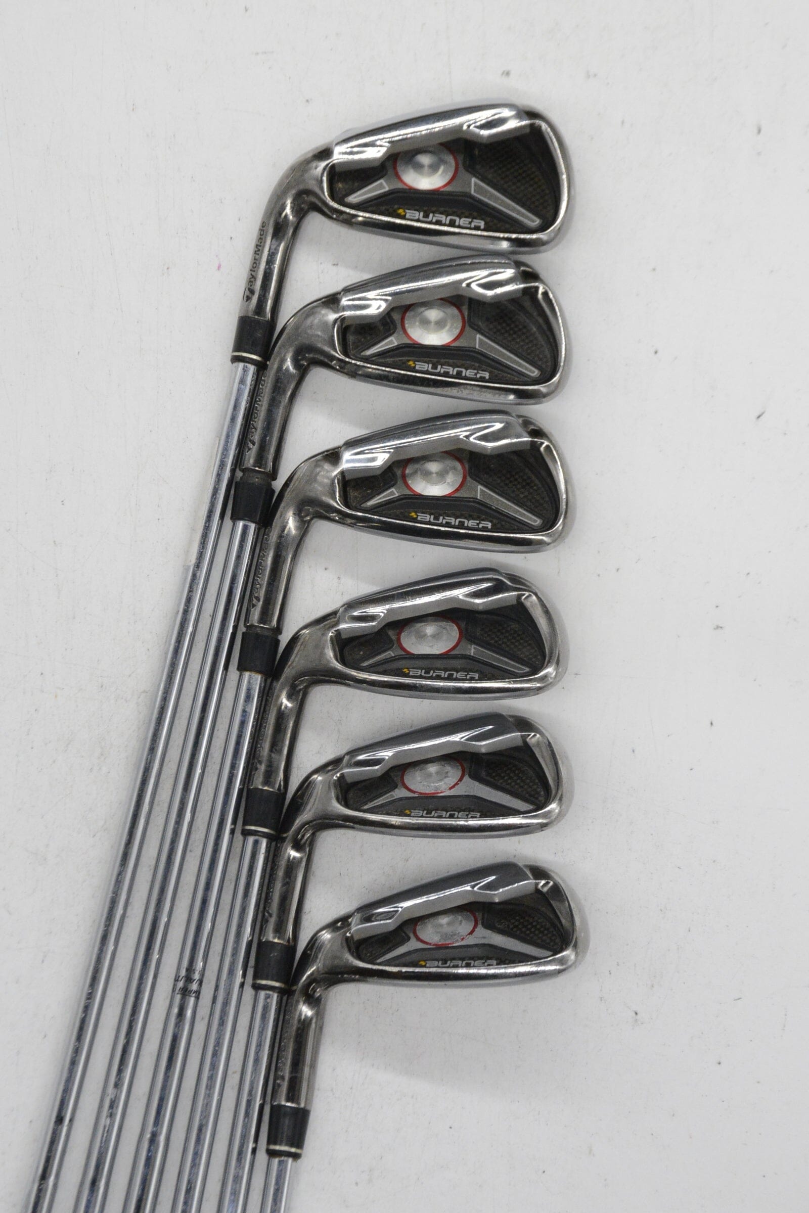 Lefty TaylorMade Burner '09 5-7, 9-AW Iron Set R Flex +0.25" Golf Clubs GolfRoots 
