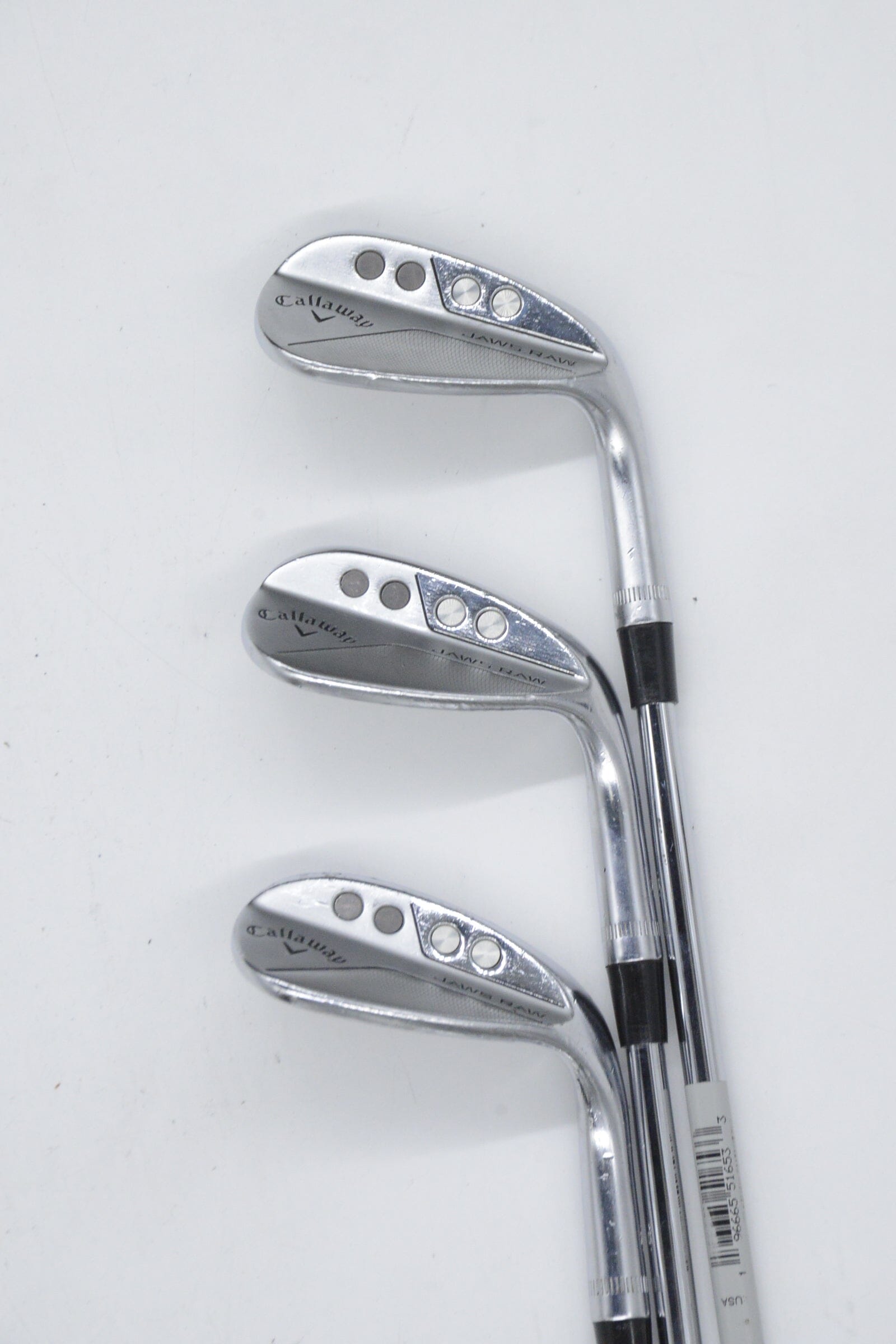 Callaway Jaws Raw 50, 54, 60 Degree Wedge Set Wedge Flex Golf Clubs GolfRoots 
