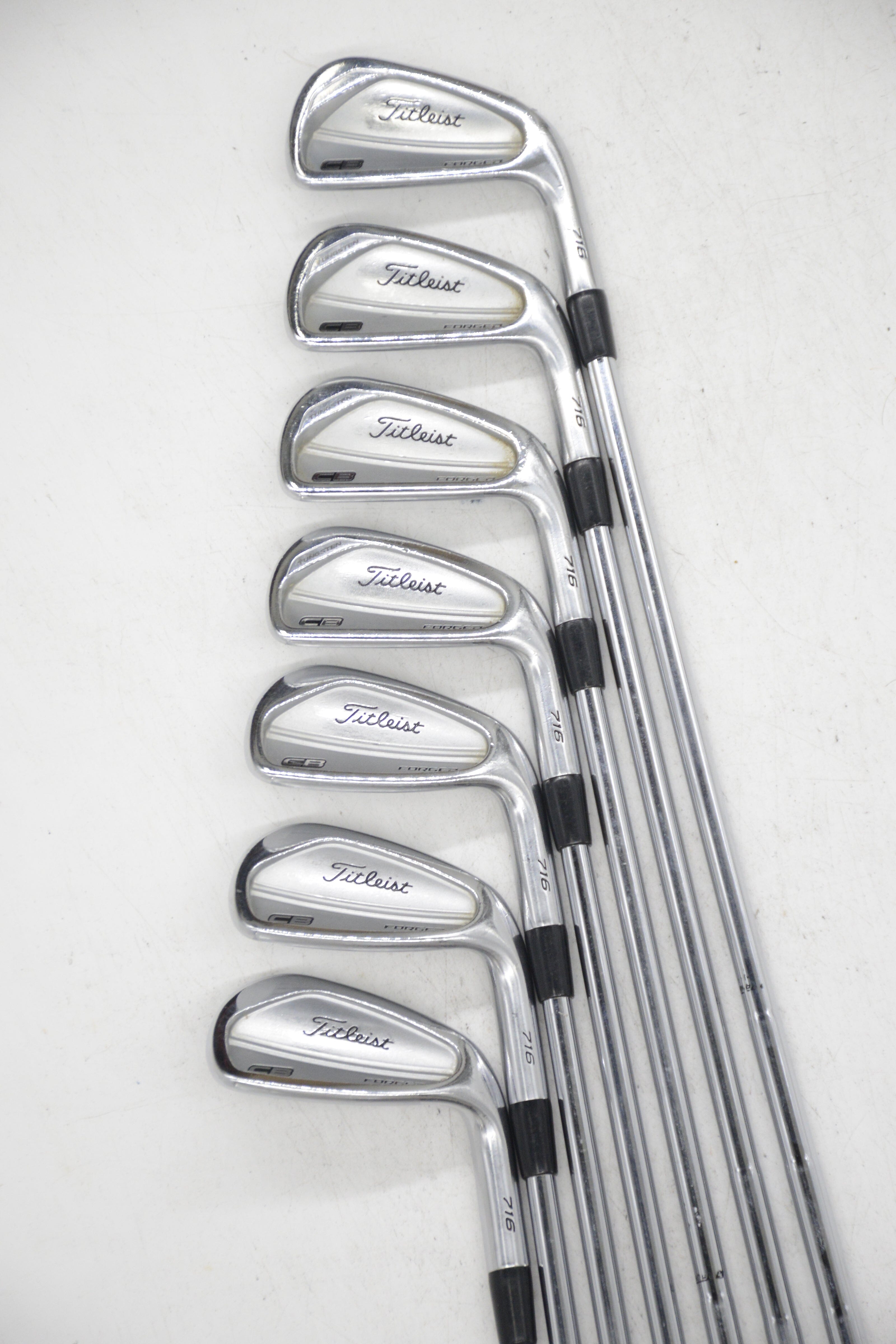 Titleist 716 CB Forged 4-PW Iron Set S Flex +0.5" Golf Clubs GolfRoots 