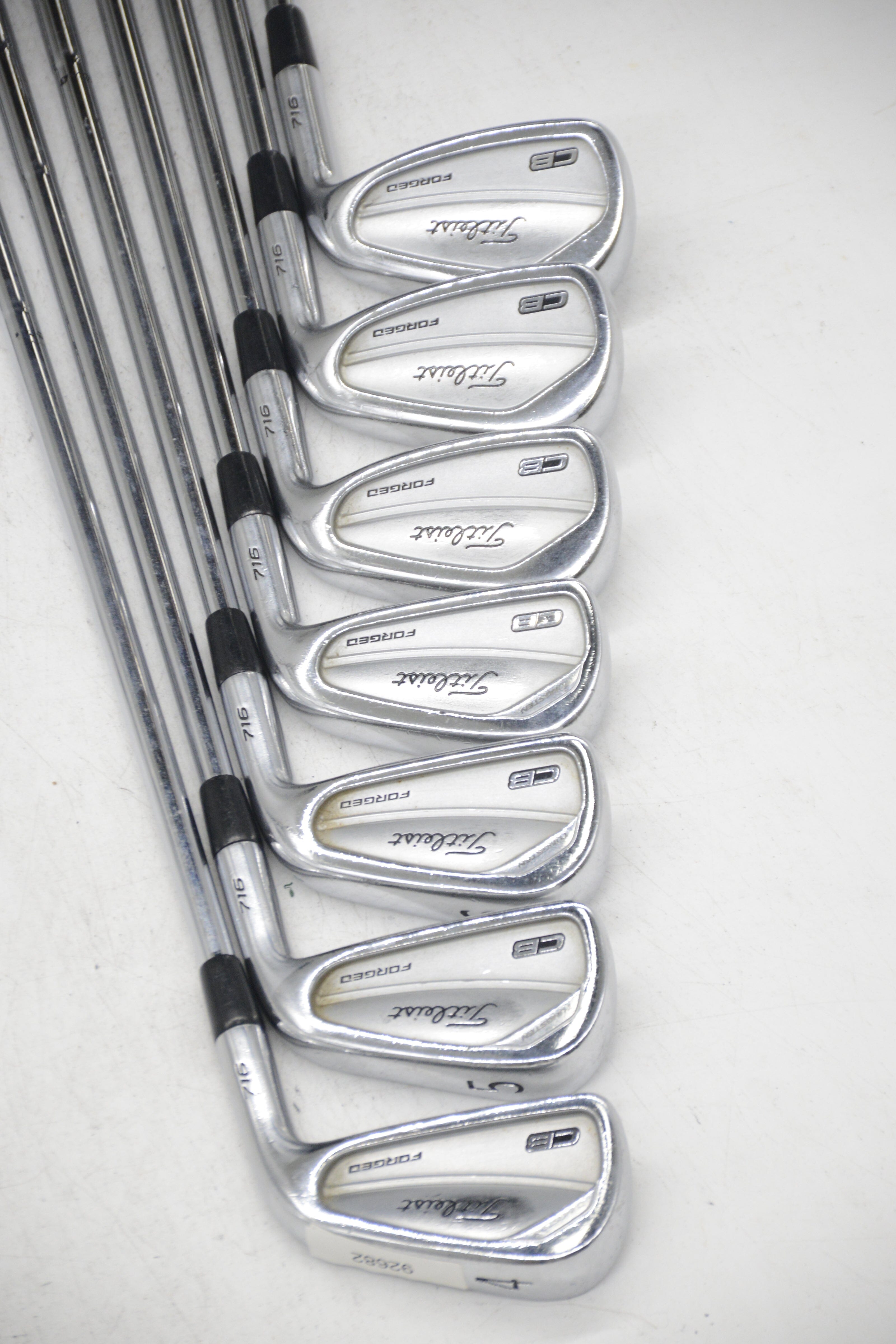 Titleist 716 CB Forged 4-PW Iron Set S Flex +0.5" Golf Clubs GolfRoots 