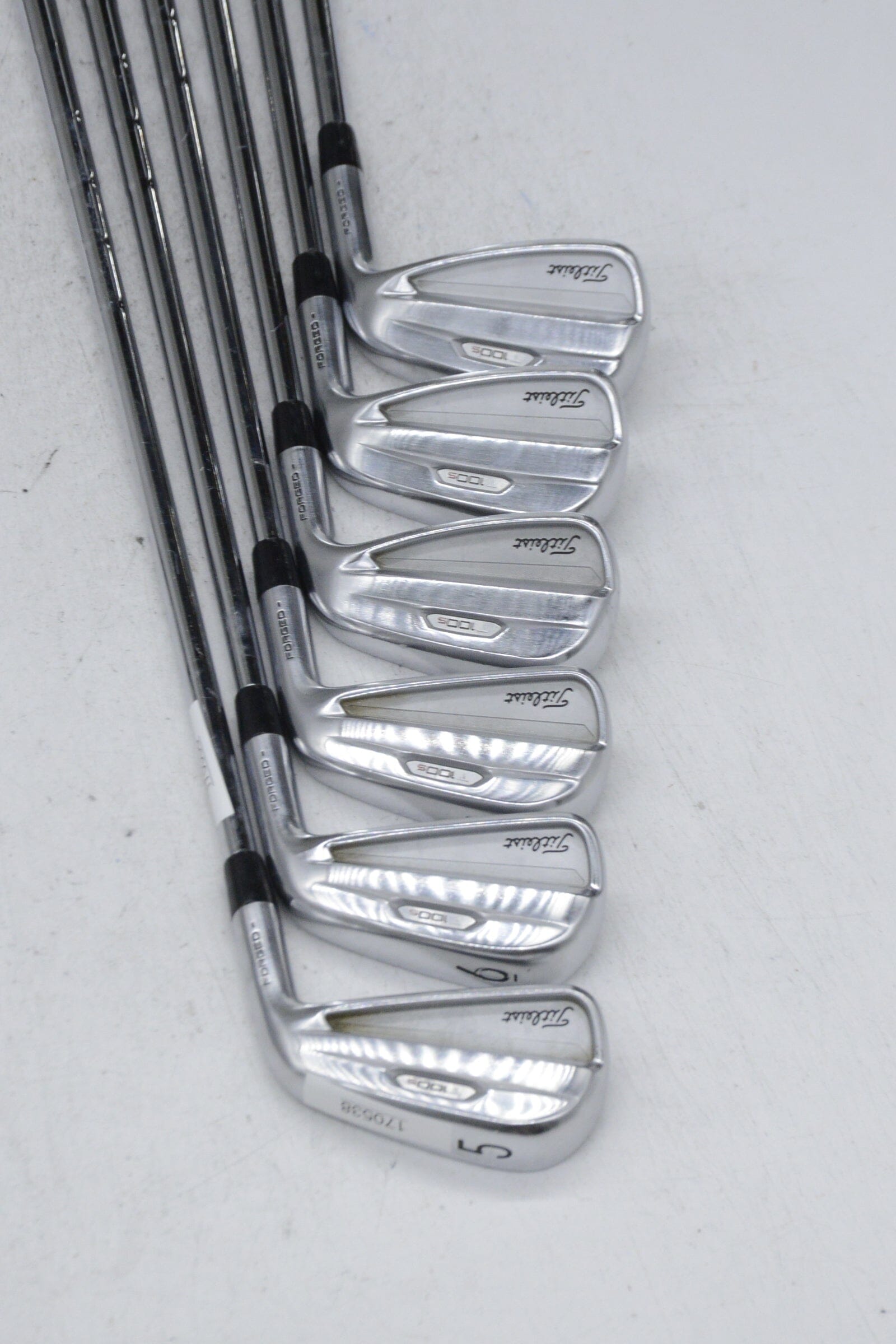 Titleist T100S 2021 5-PW Iron Set S Flex +0.5" Golf Clubs GolfRoots 