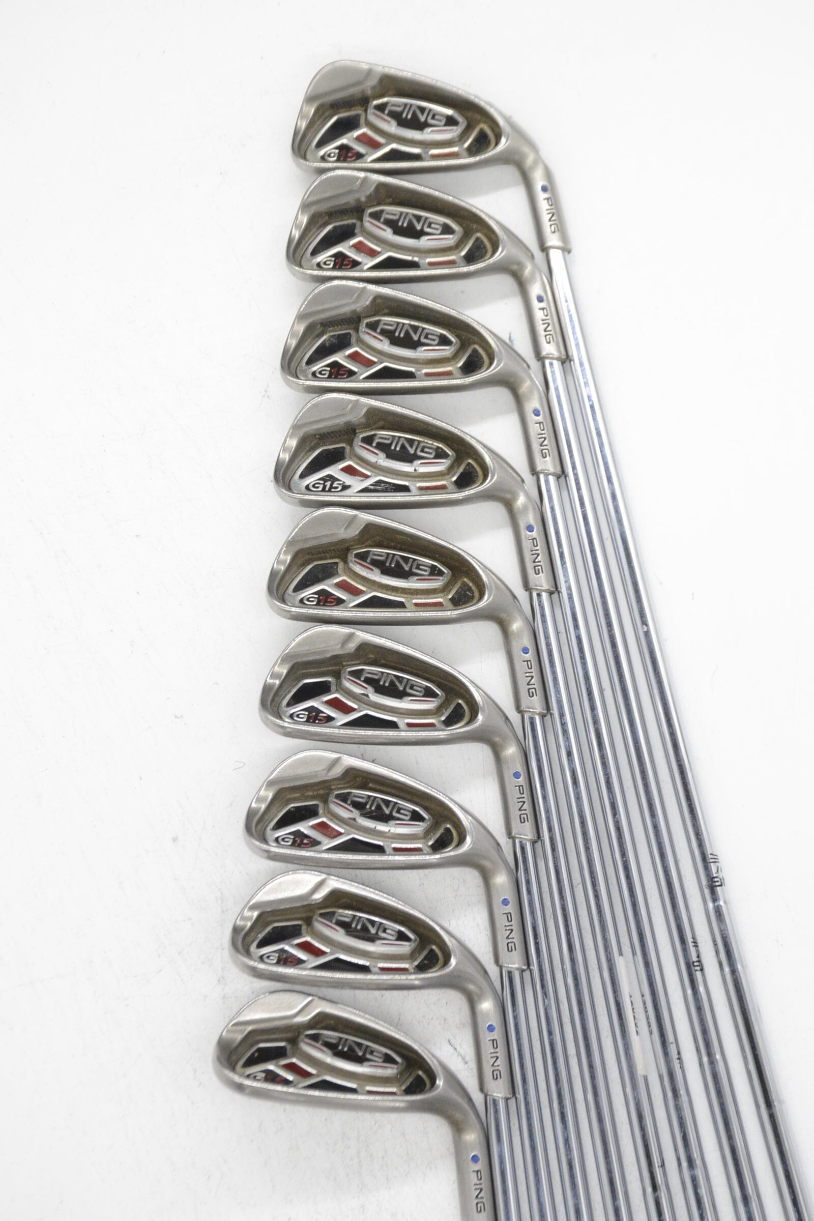 Ping G15 3-UW Iron Set S Flex Std Length Golf Clubs GolfRoots 