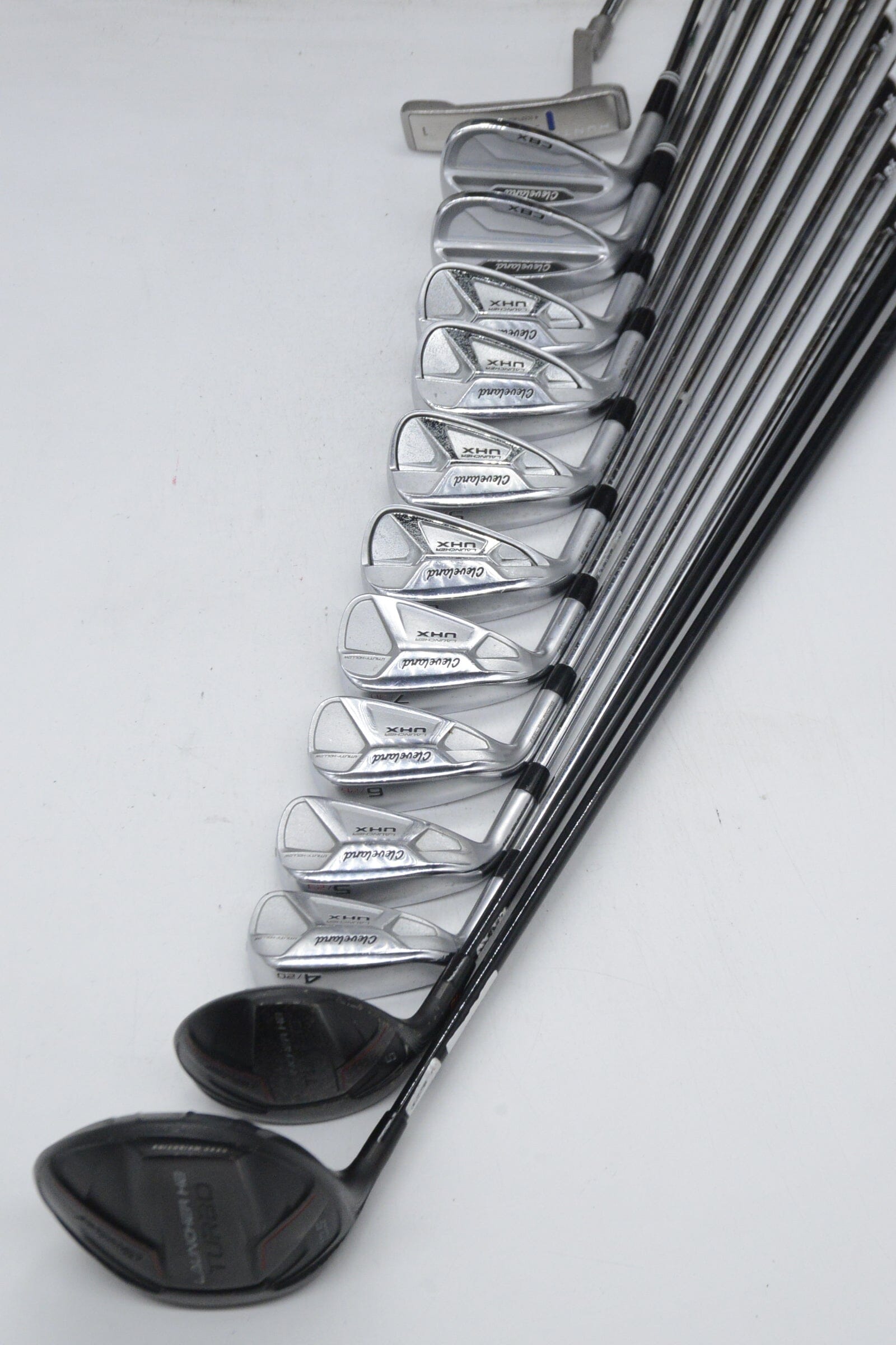 Lefty Cleveland Launcher UHX Mixed Full Set S Flex +0.25" Golf Clubs GolfRoots 