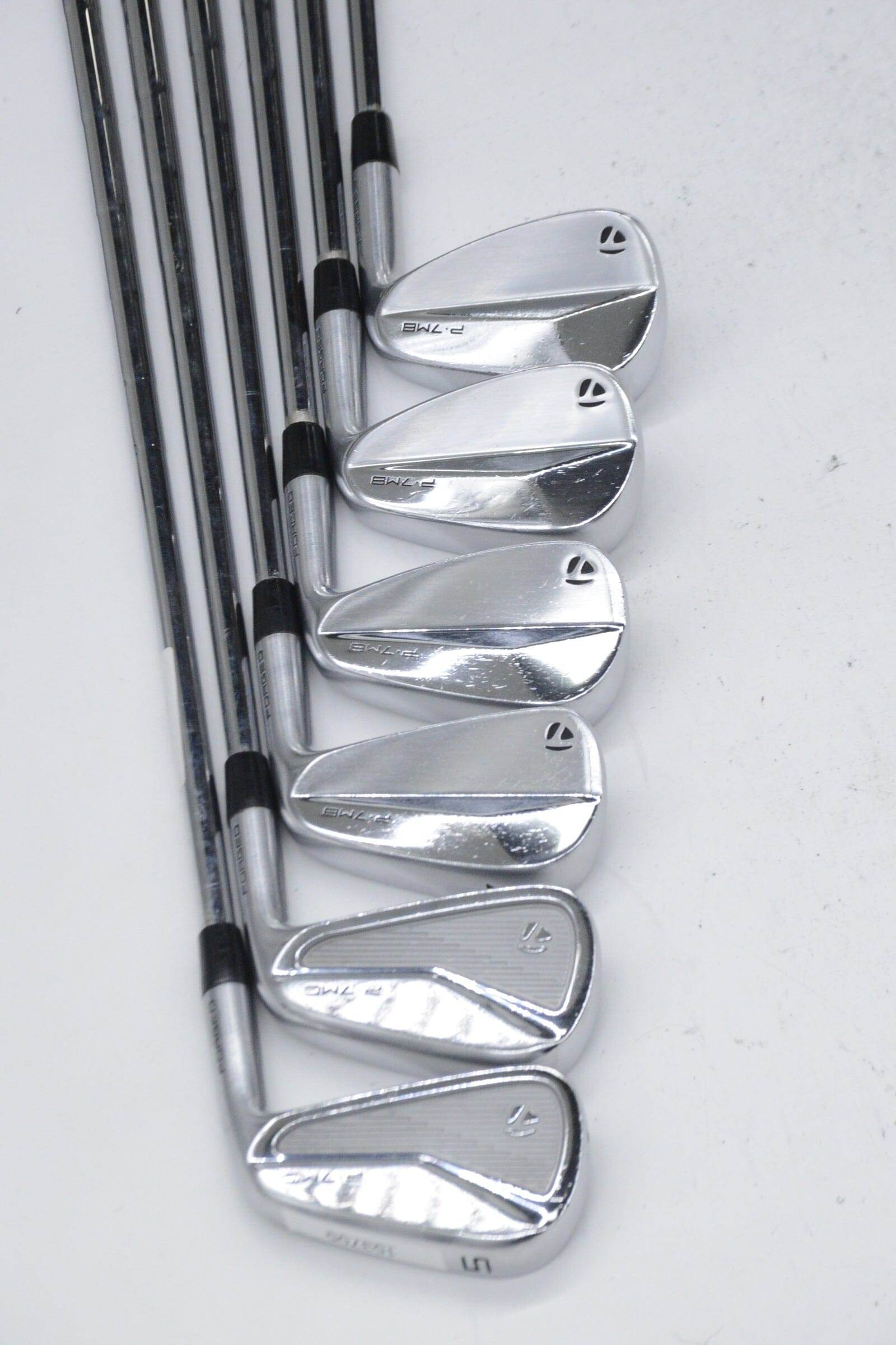 TaylorMade P7MC / P7MB Combo 5-PW Iron Set X Flex +0.5" Golf Clubs GolfRoots 