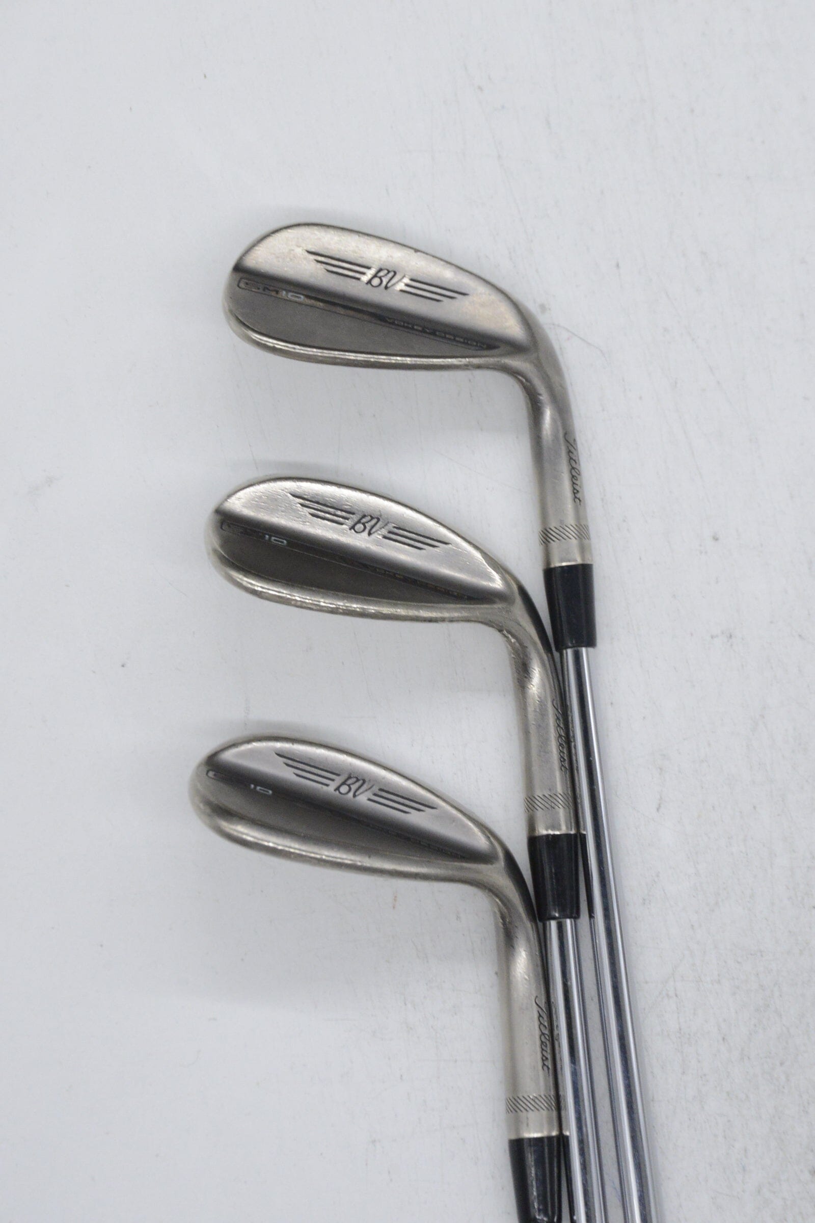 Titleist Vokey SM10 Nickel 50, 54, 60 Degree Wedge Set X Flex Golf Clubs GolfRoots 