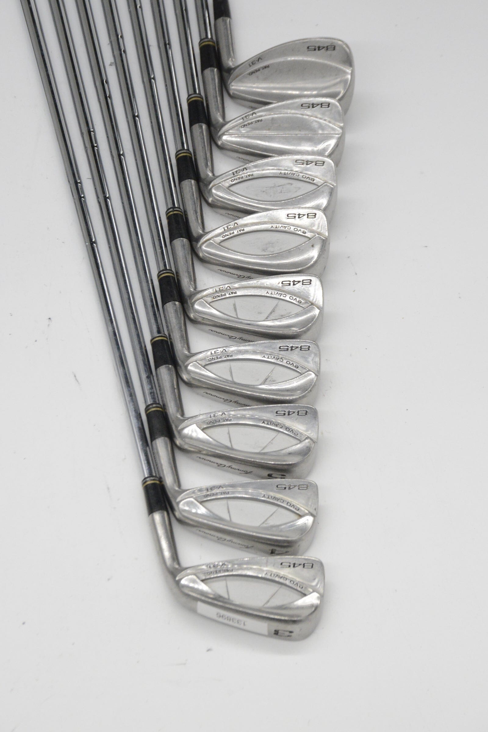 Tommy Armour 845 Evo V-31 3-PW, SW Iron Set S Flex Std Length Golf Clubs GolfRoots 