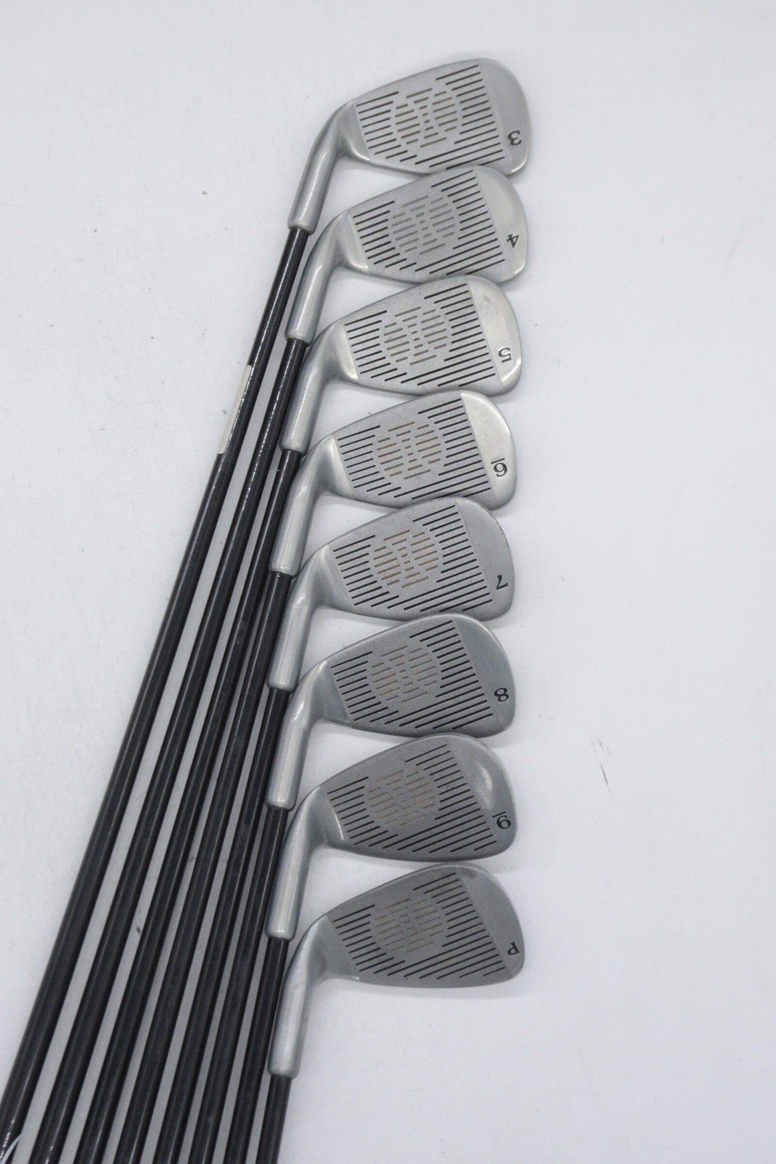 True Shots Brass Inertia 3-PW Iron Set R Flex -0.25" Golf Clubs GolfRoots 
