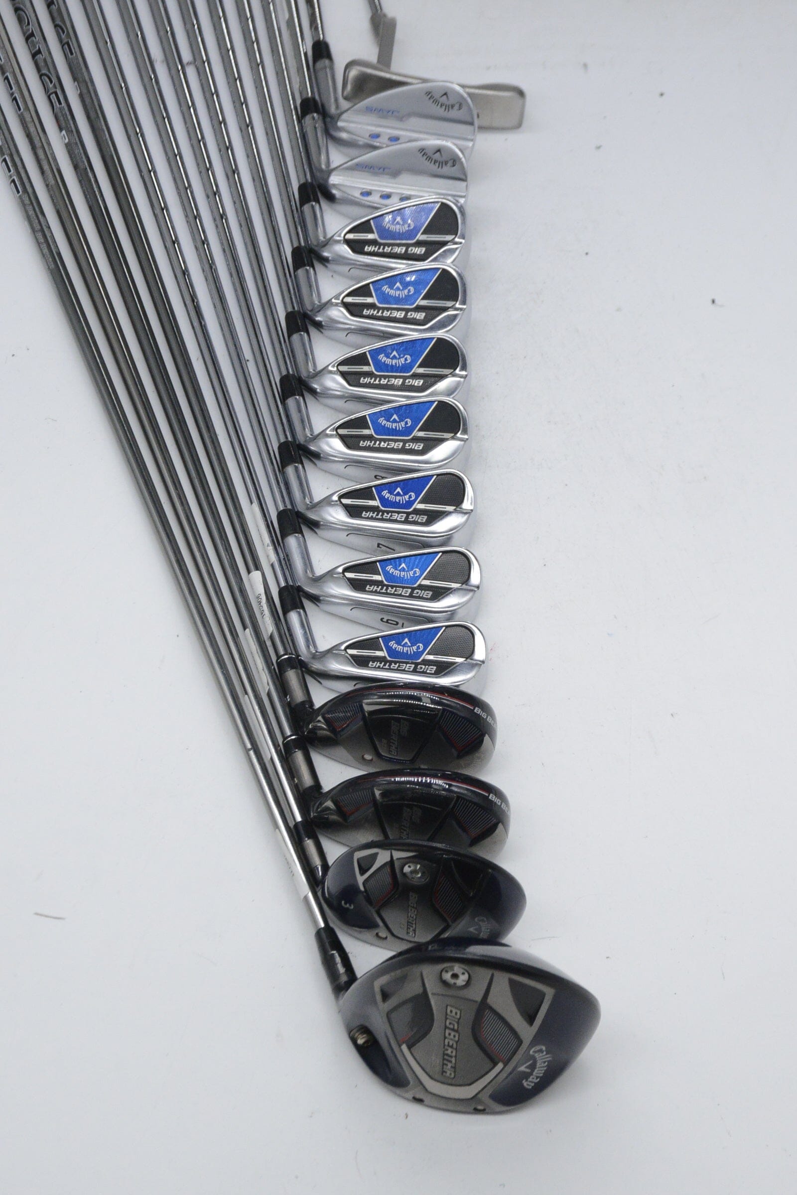 Callaway Big Bertha B21 Mixed Full Set R Flex -0.25" Golf Clubs GolfRoots 