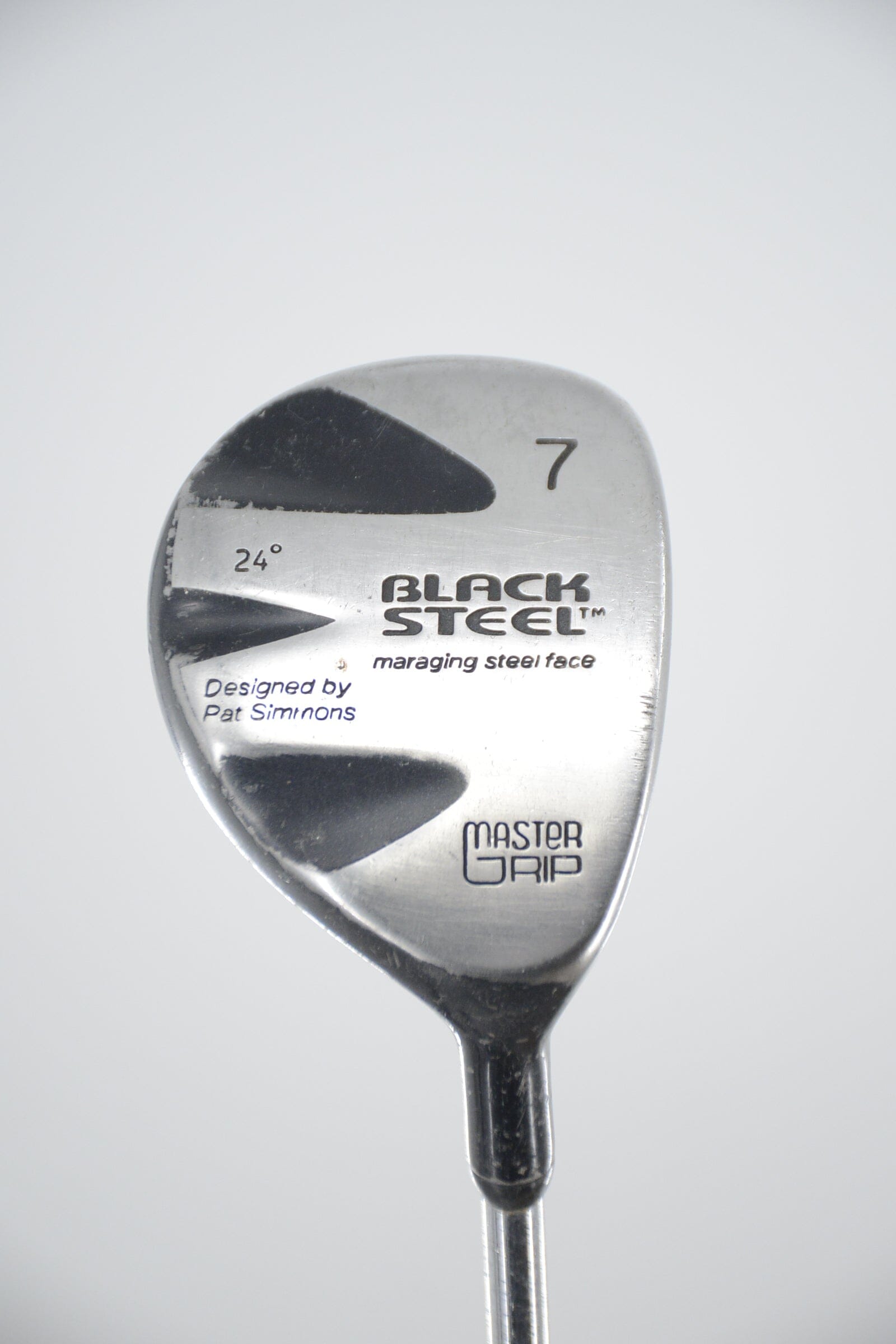 Master Grip Black Steel 7 Wood R Flex 41" Golf Clubs GolfRoots 