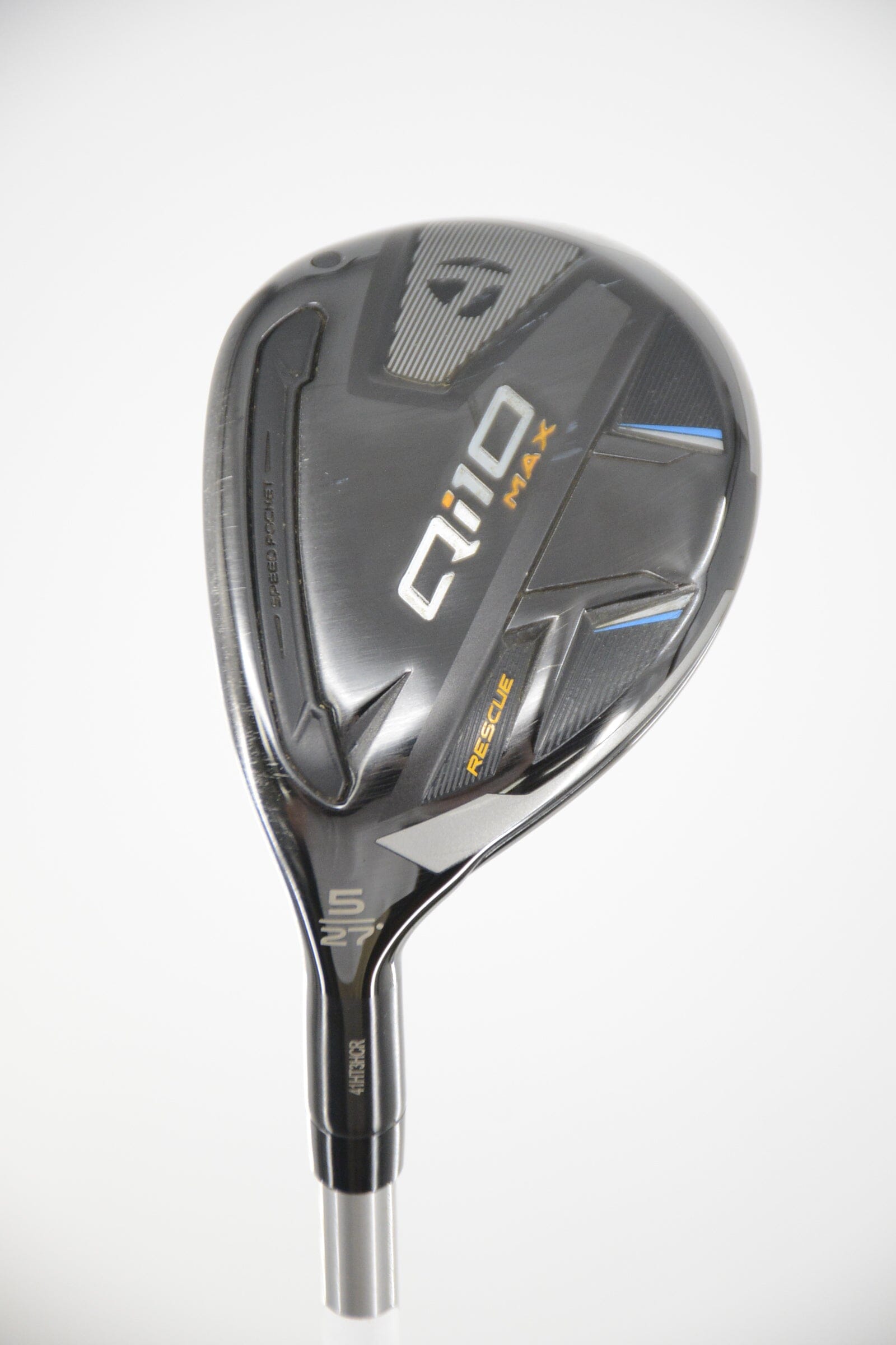 Lefty TaylorMade Qi10 Max Rescue 5 Hybrid SR Flex 39.75" Golf Clubs GolfRoots 