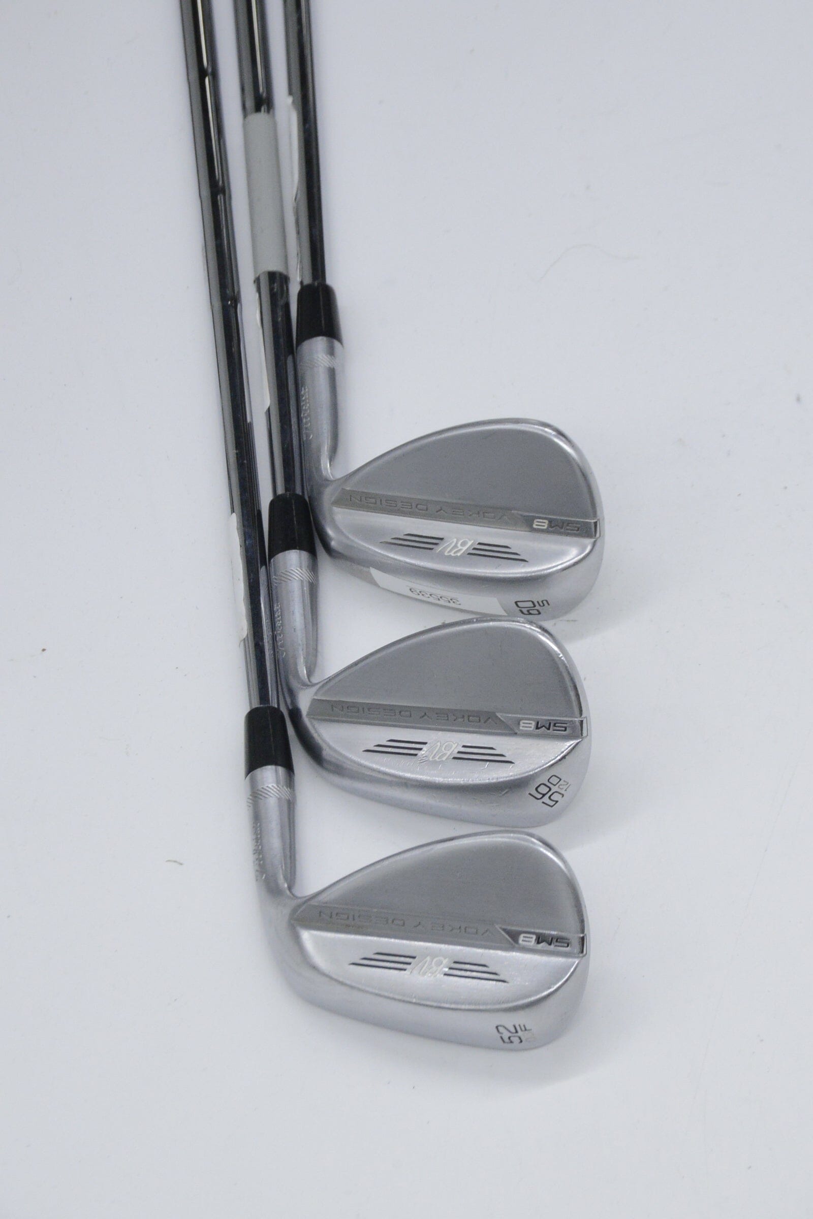 Titleist Vokey SM8 Tour Chrome 52, 56, 60 Degree Wedge Set Wedge Flex Golf Clubs GolfRoots 